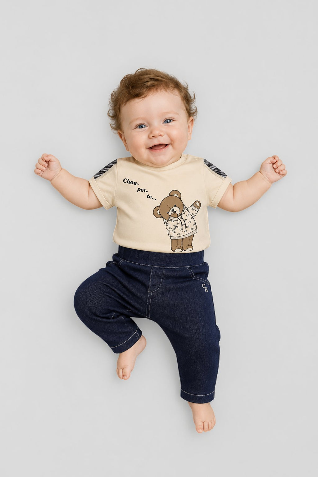 Bear T-shirt for baby boys