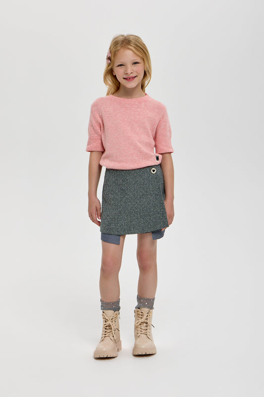 Sequins Decorated Shorts-Skirt