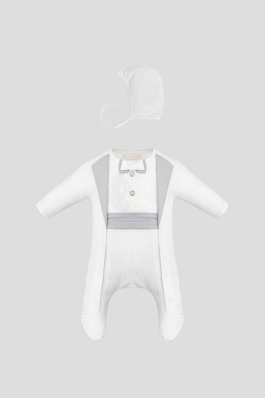 Overalls and bonnet