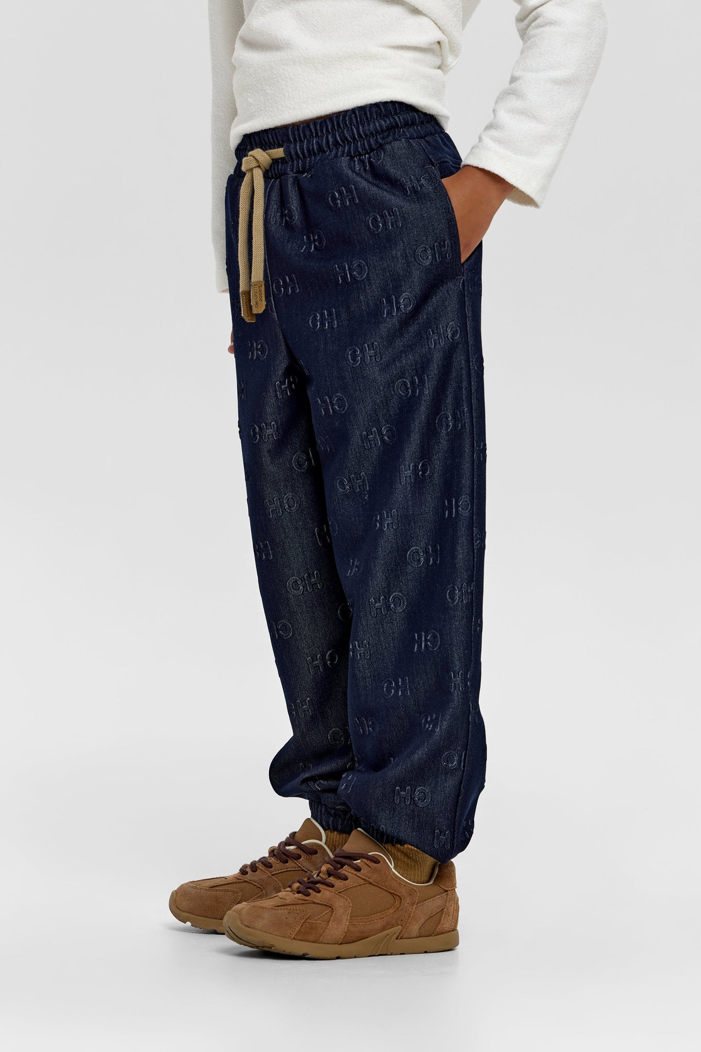 Branded Denim Pants