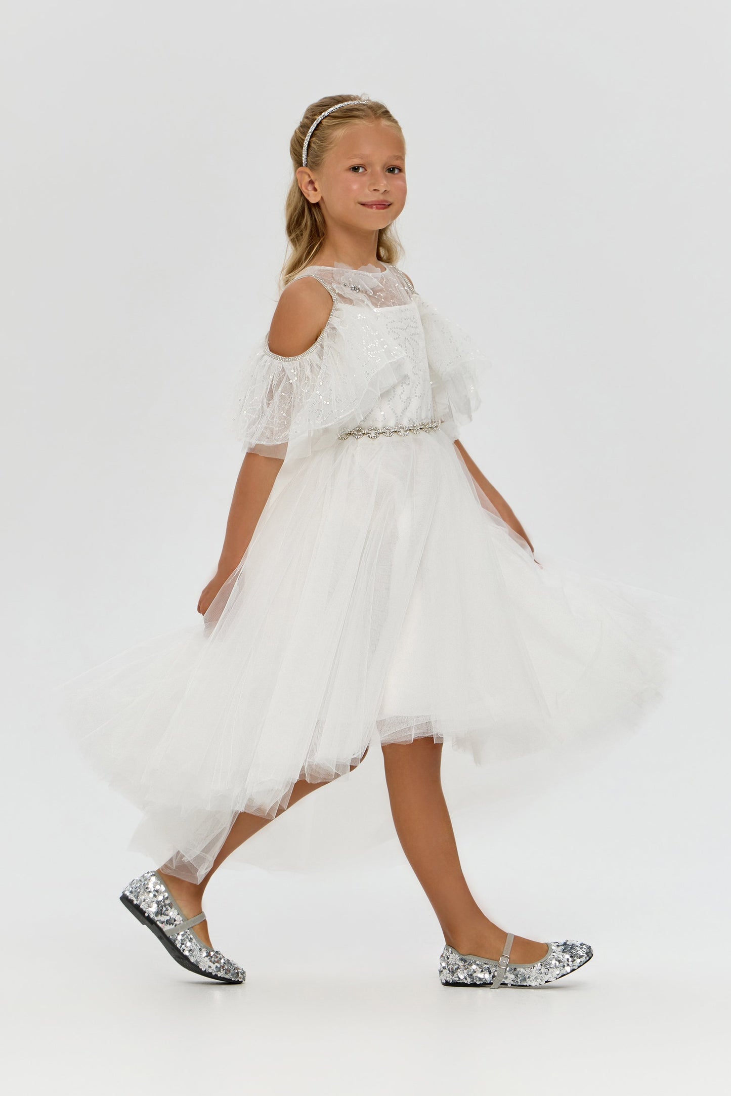 Elegant Snow White Dress