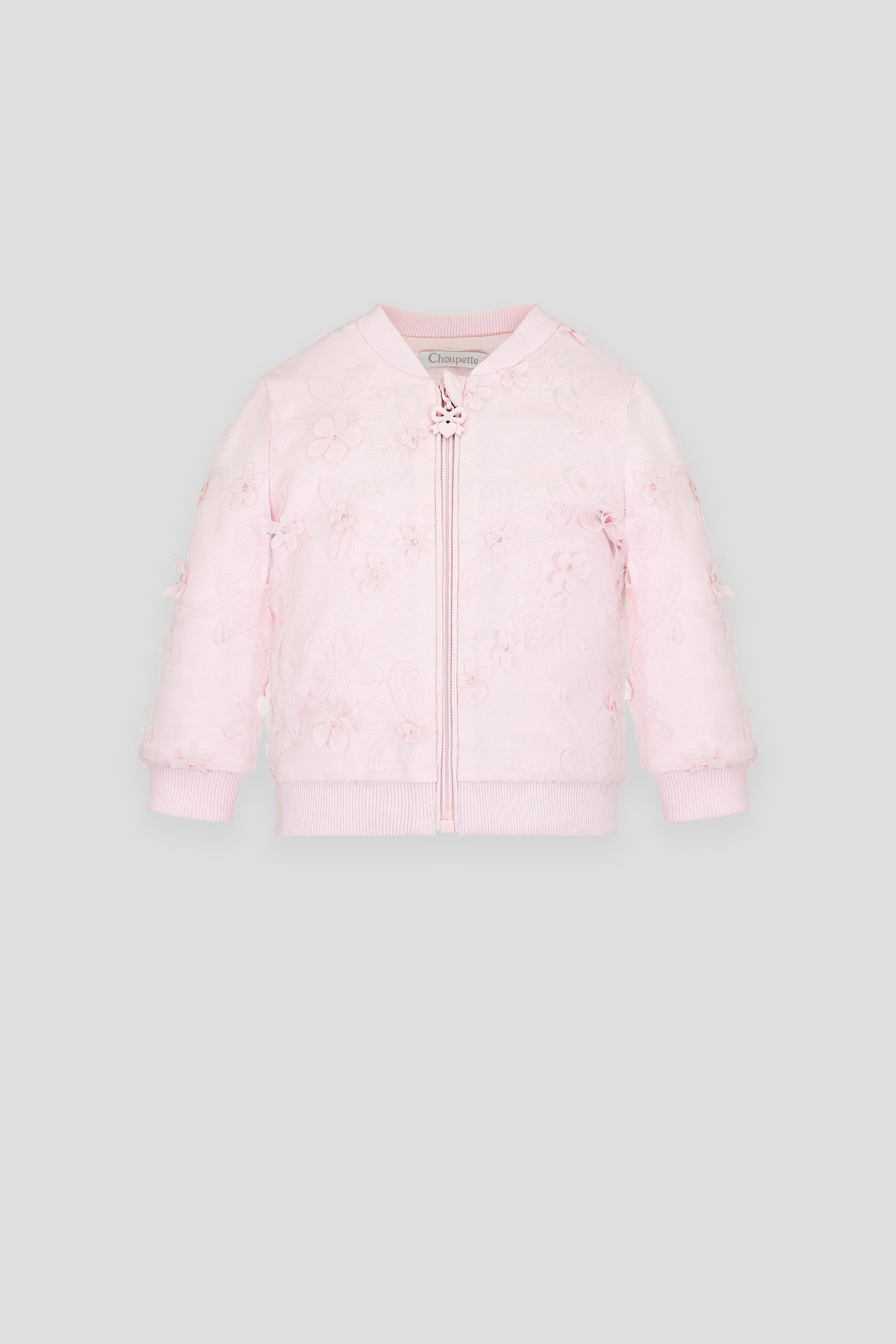 Charming 3D Flower Lace Bomber