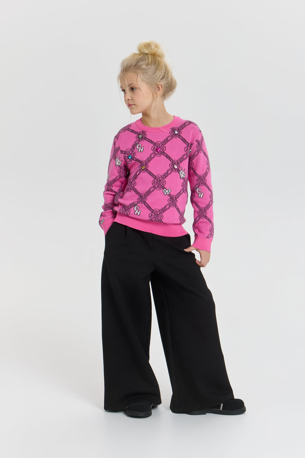 Sweater with Diamonds