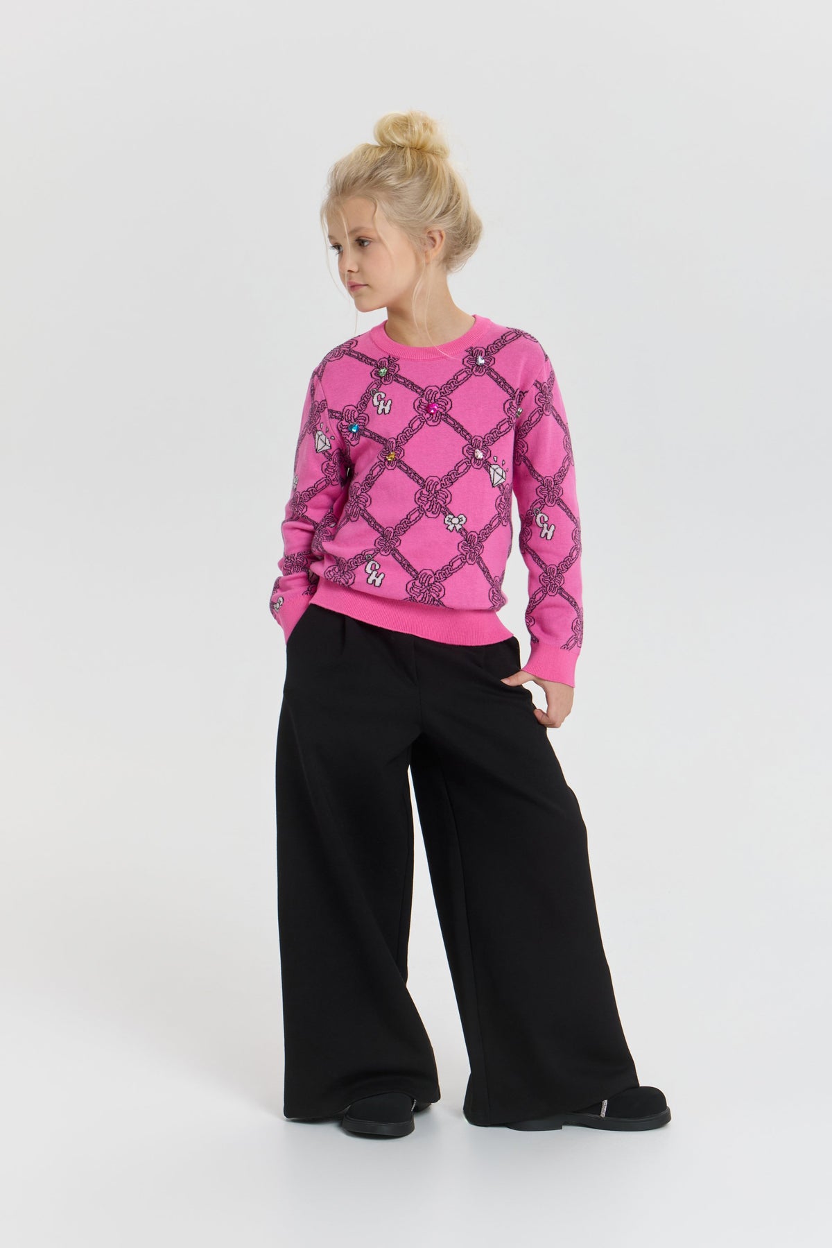 Sweater with Diamonds