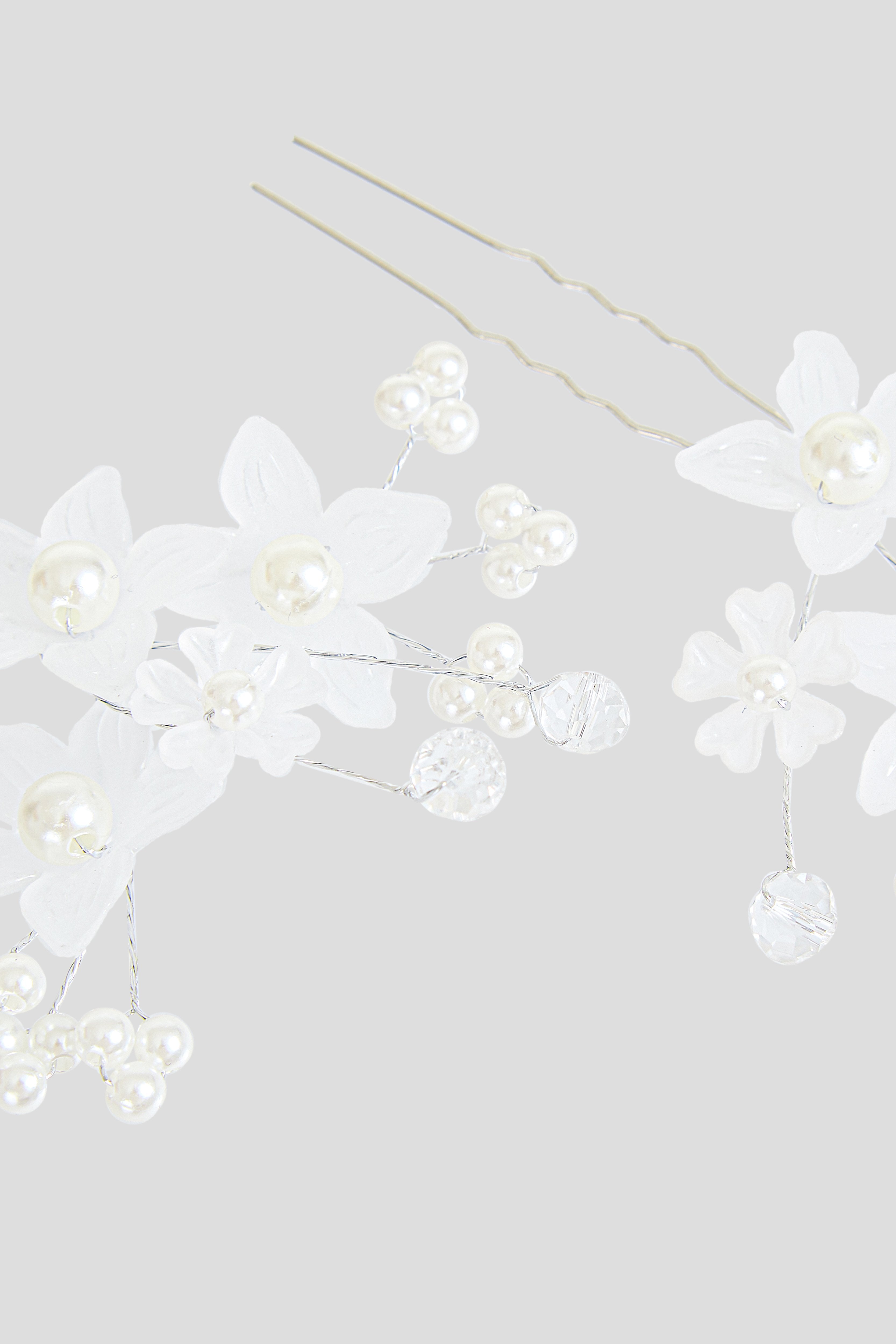 Flower Hair Accessories, white