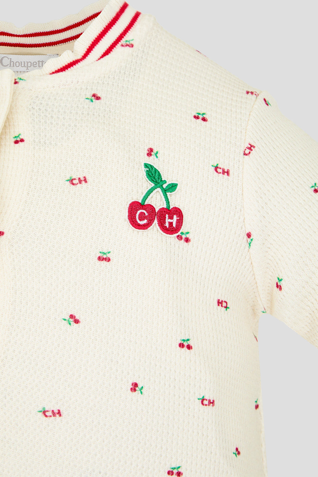 Cherry Print Overall