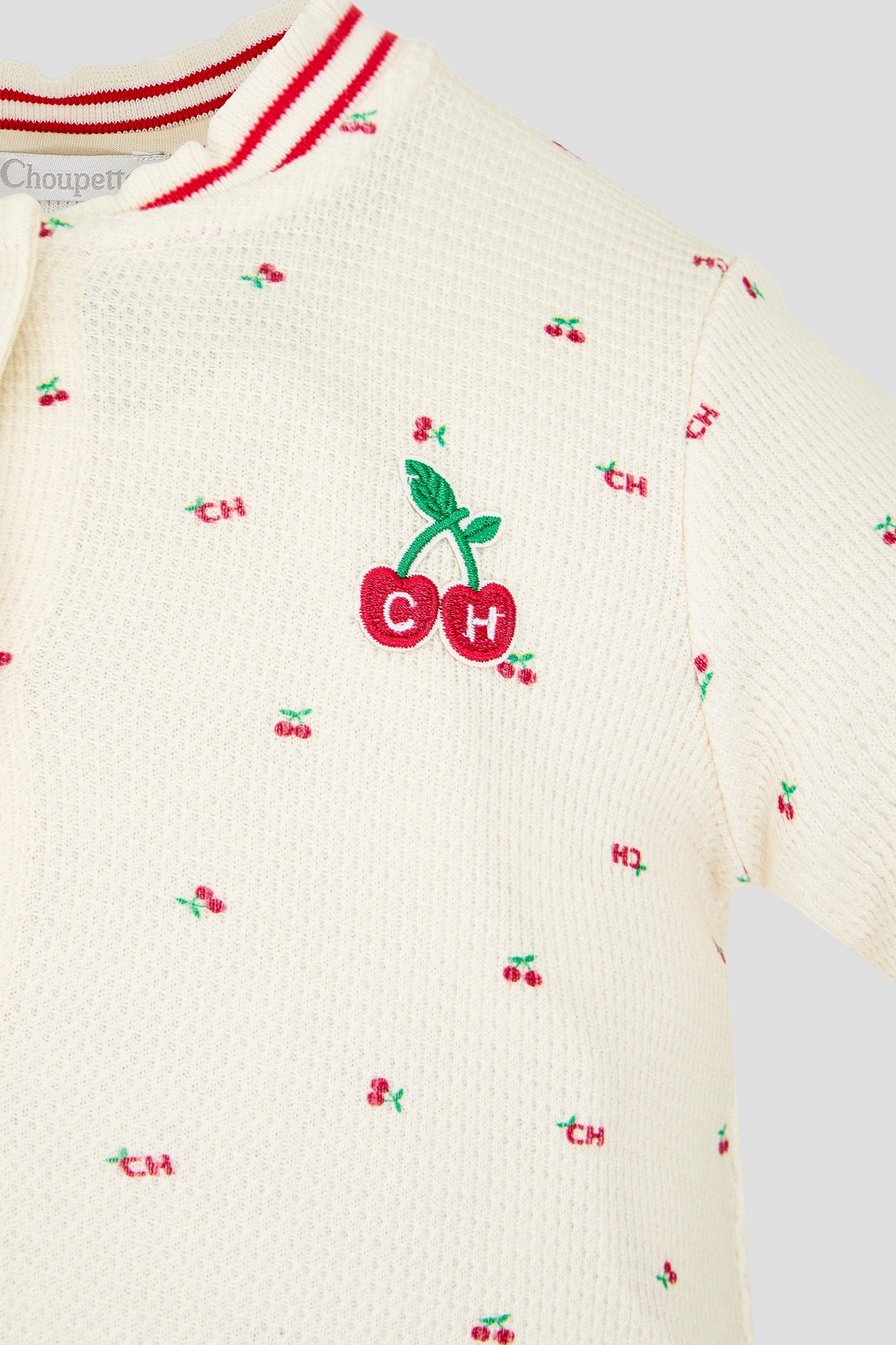 Cherry Print Overall