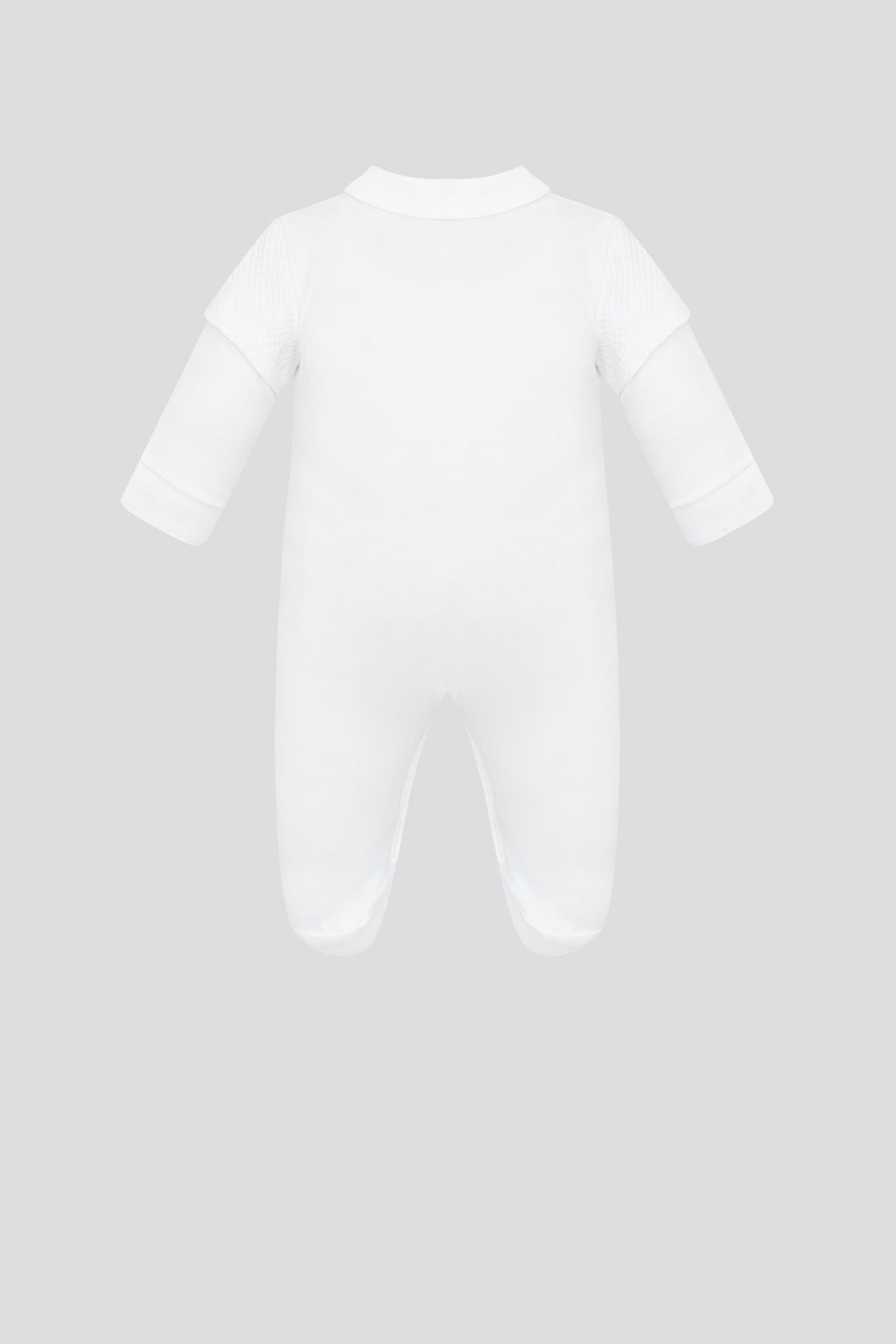 Blazer Immitation Bow Decorated Overalls and Bonnet