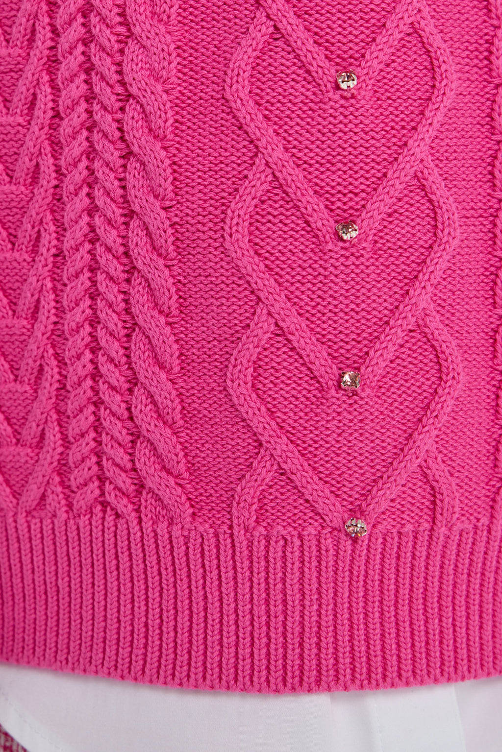 Smart Knitted Vest with Crystals for girls