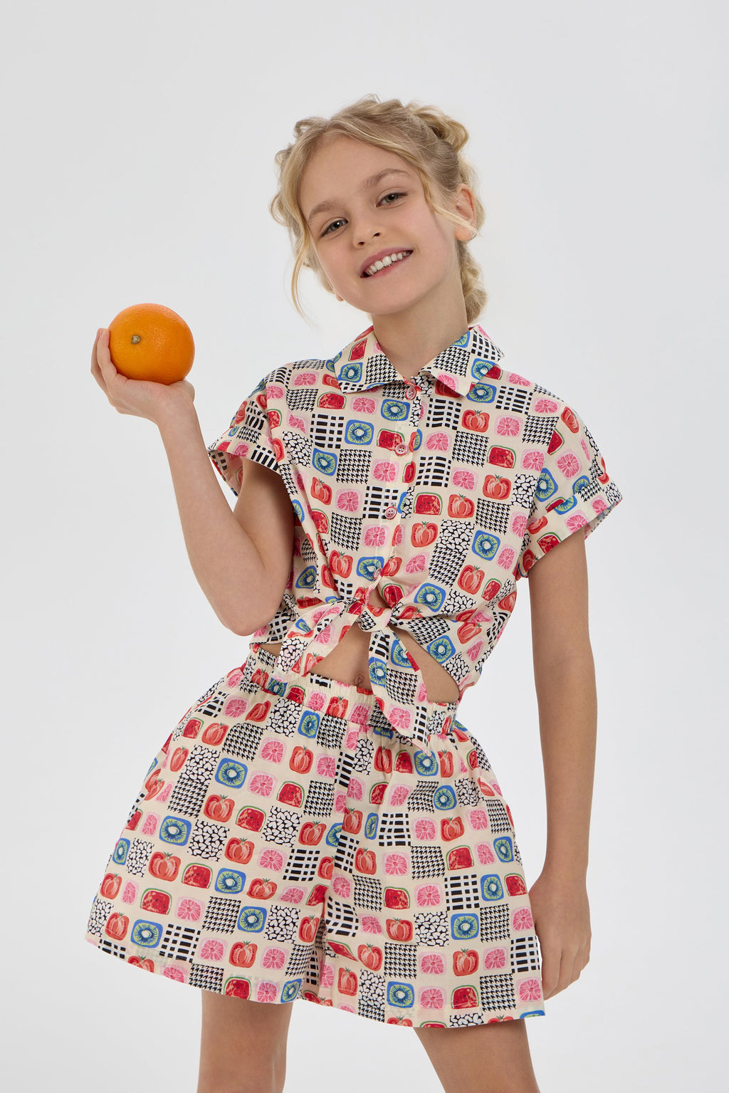 Vibrant Colors Summer Set (Shirt and Shorts)