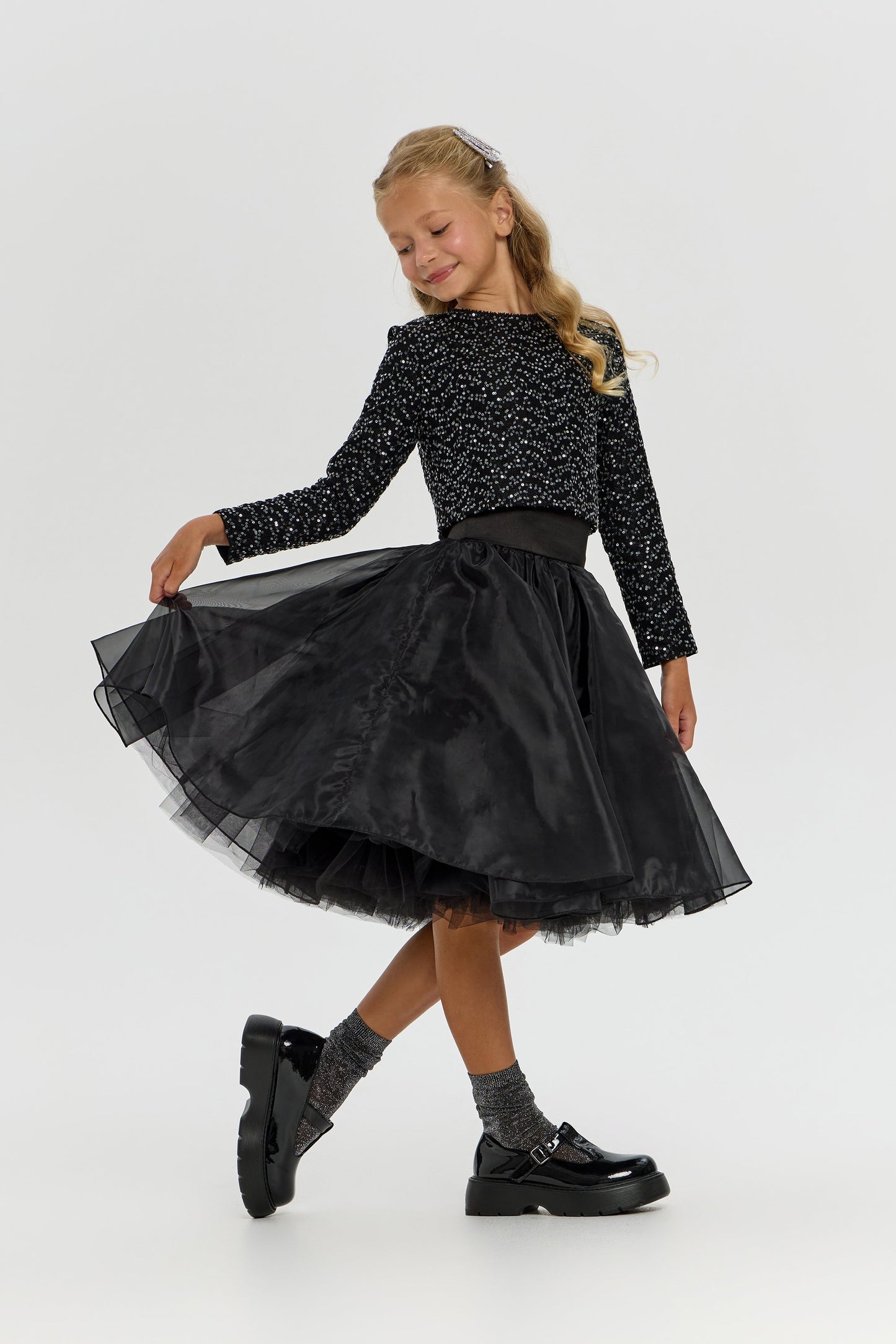 Elegant Blouse and Skirt Set