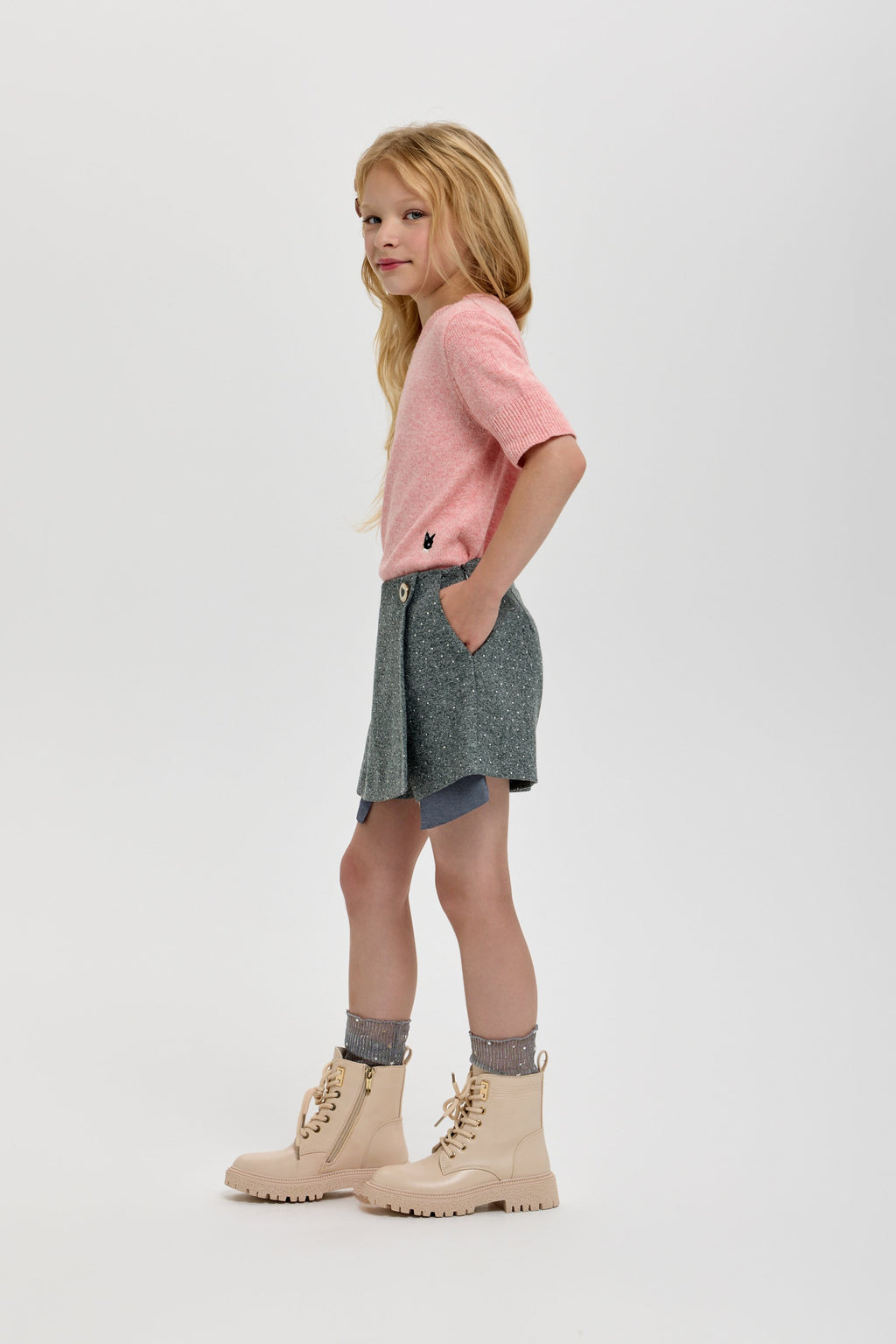 Decorated Shorts-Skirt