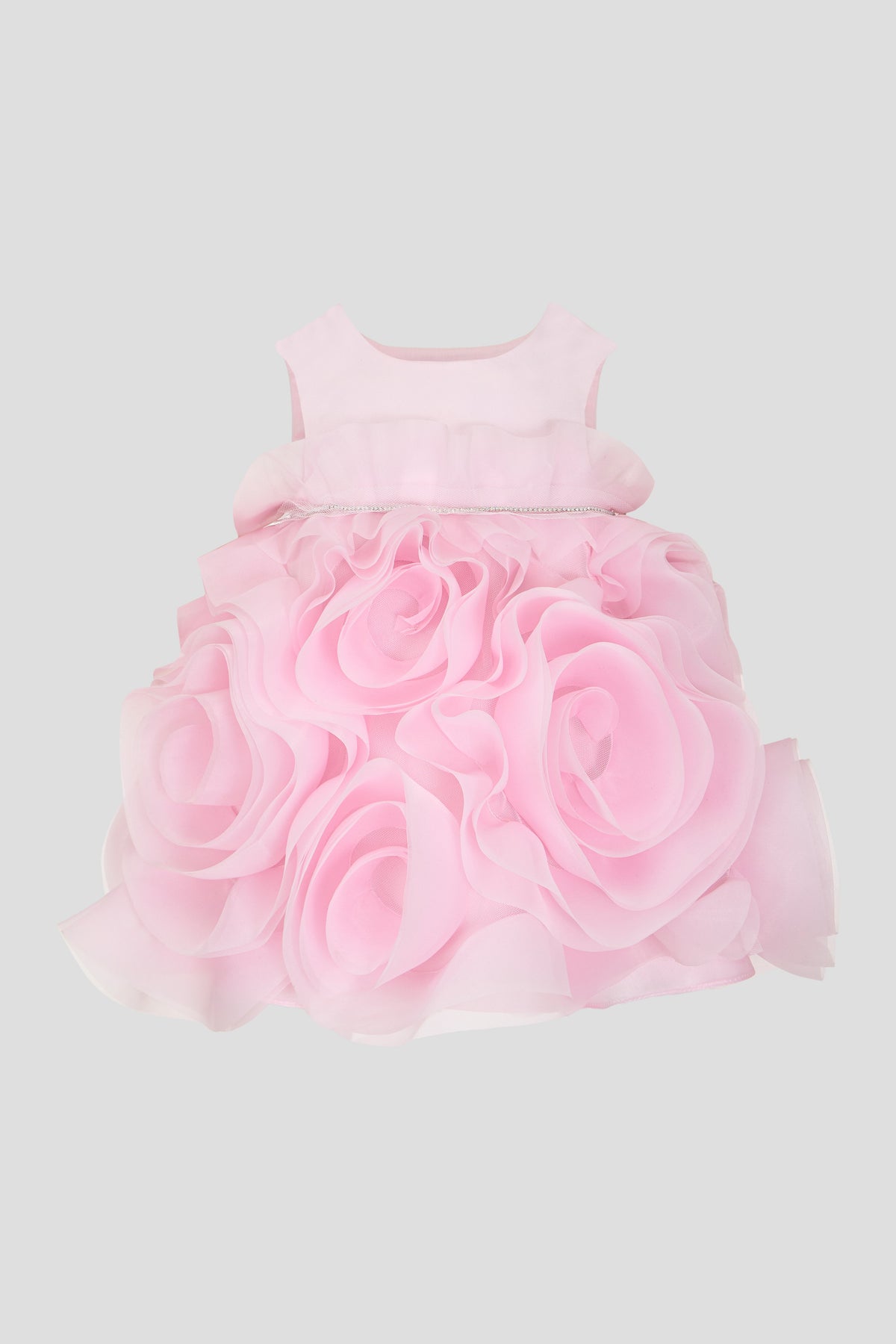 3D Rose Dress for baby girl
