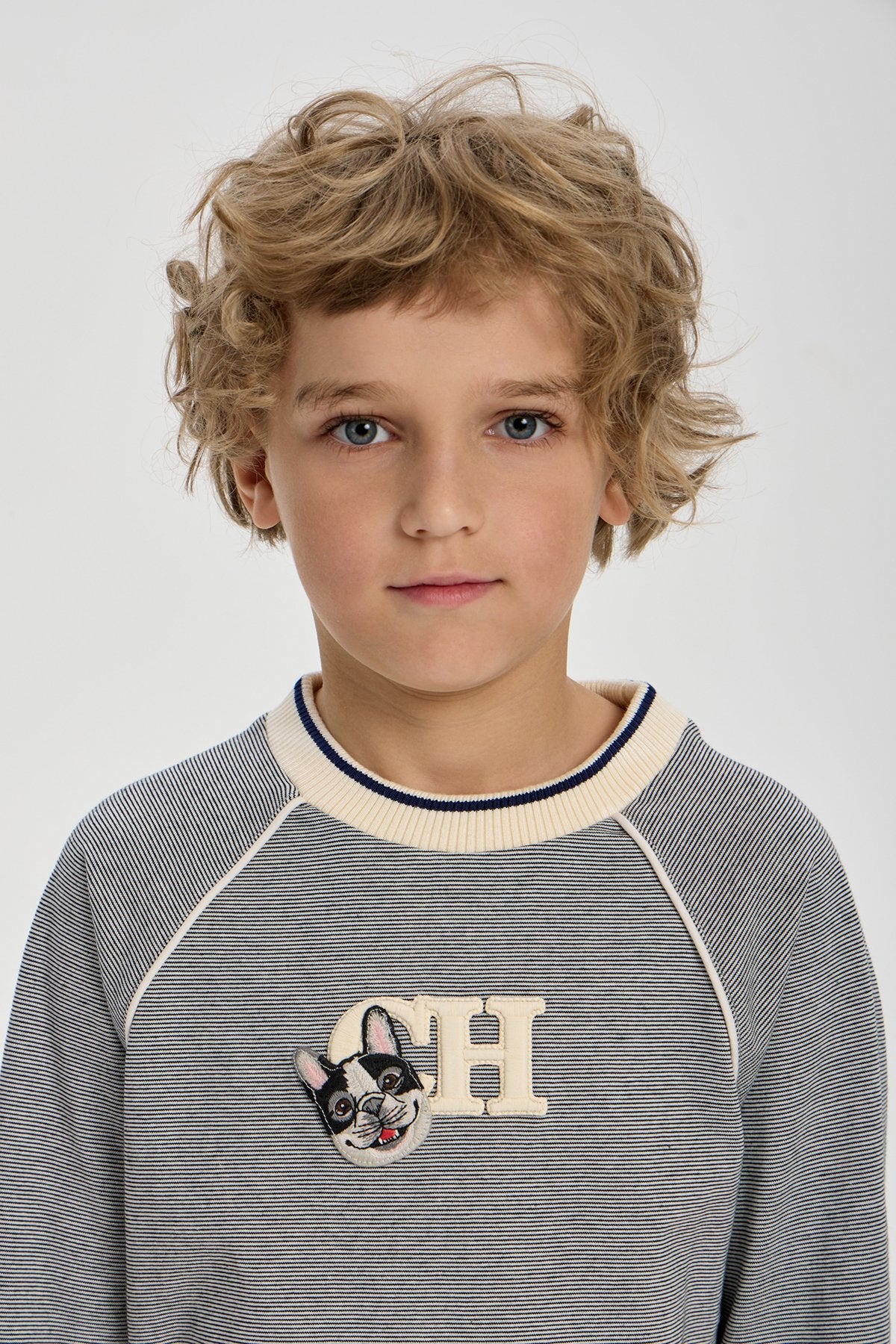 CH Doggy Stripe Jumper for boys
