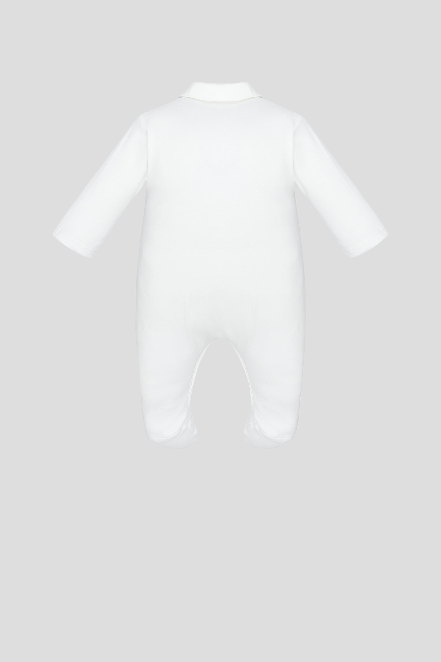 Tuxedo Immitation Bow Decorated Overalls and Bonnet