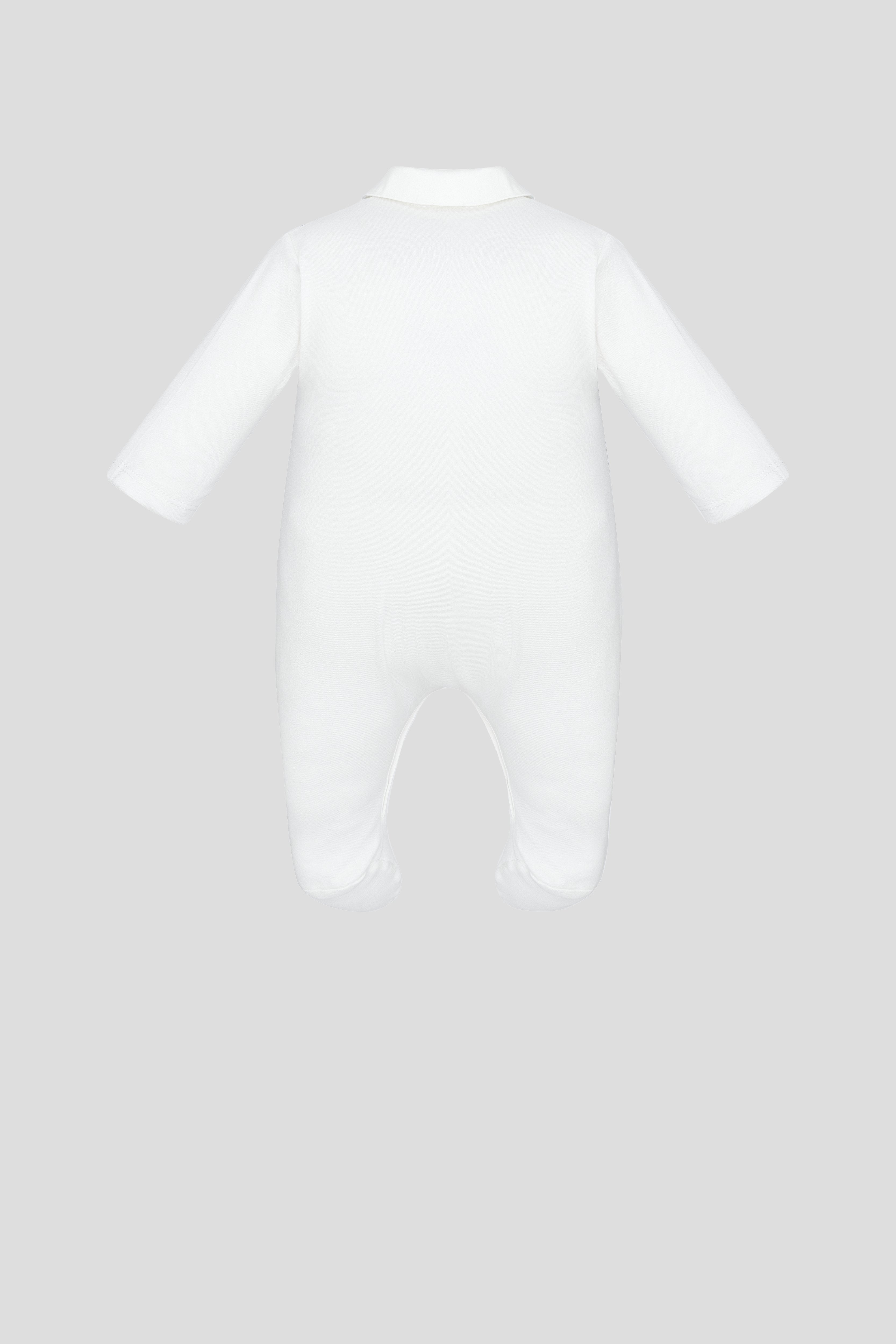 Tuxedo Immitation Bow Decorated Overalls and Bonnet