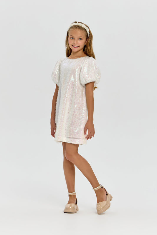 Elegant Sequins Decorated Dress