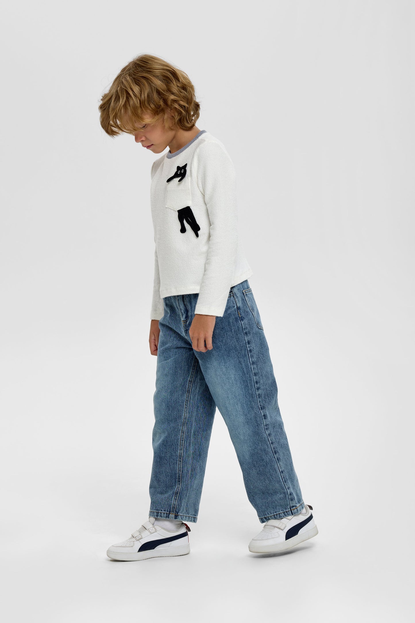 Cat LS Tee