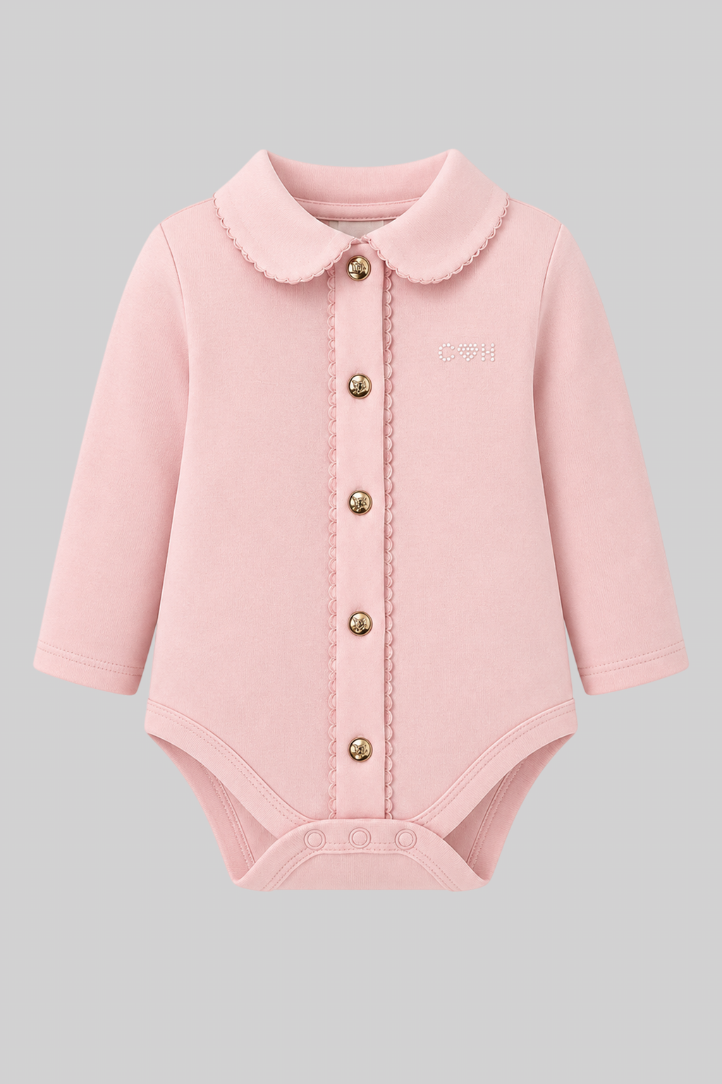 Elegant Collar Bodysuit for baby girl