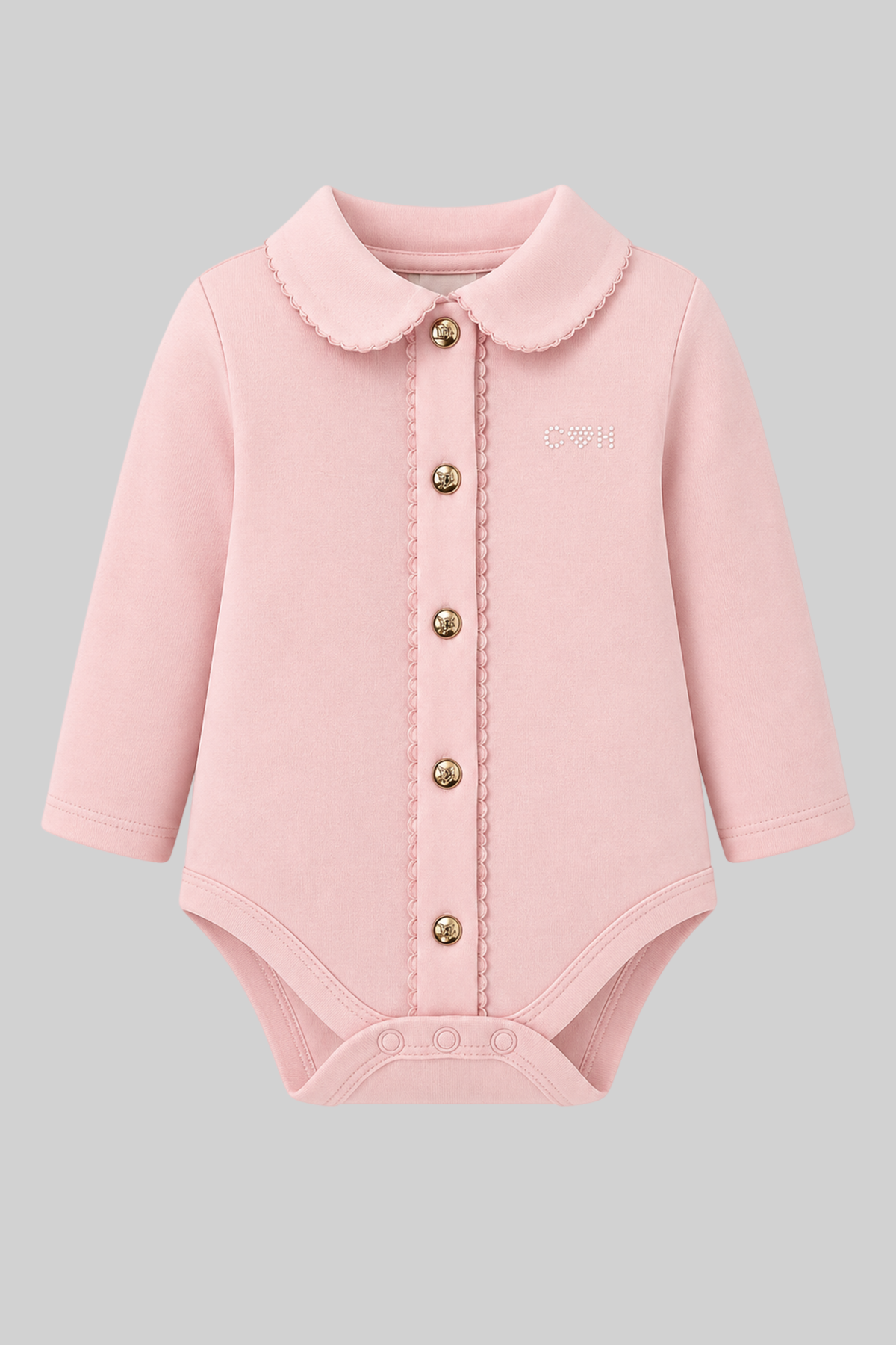 Elegant Collar Bodysuit for baby girl