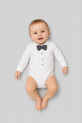 Smart Bodysuit with bow-tie for baby boy