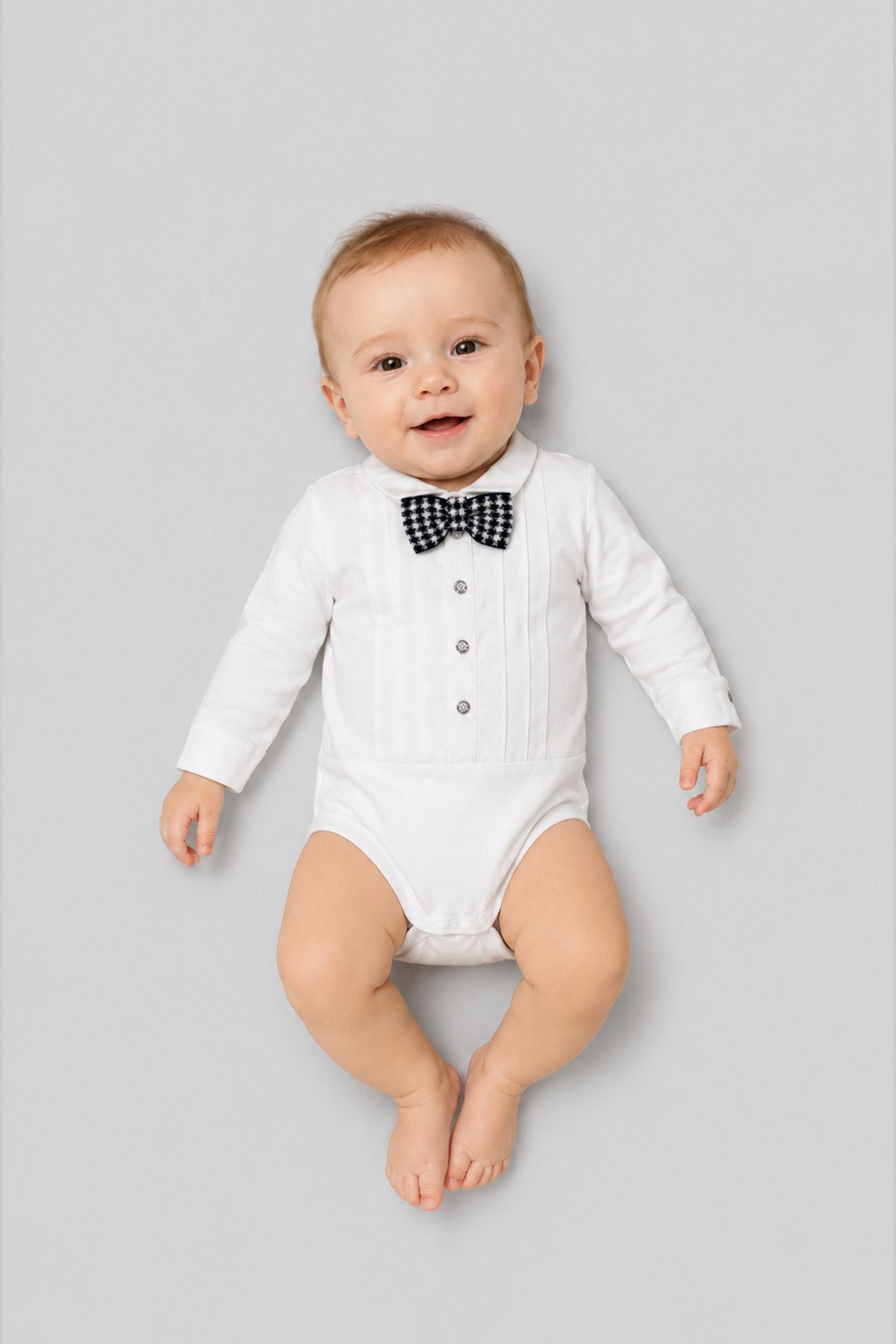 Smart Bodysuit with bow-tie for baby boy