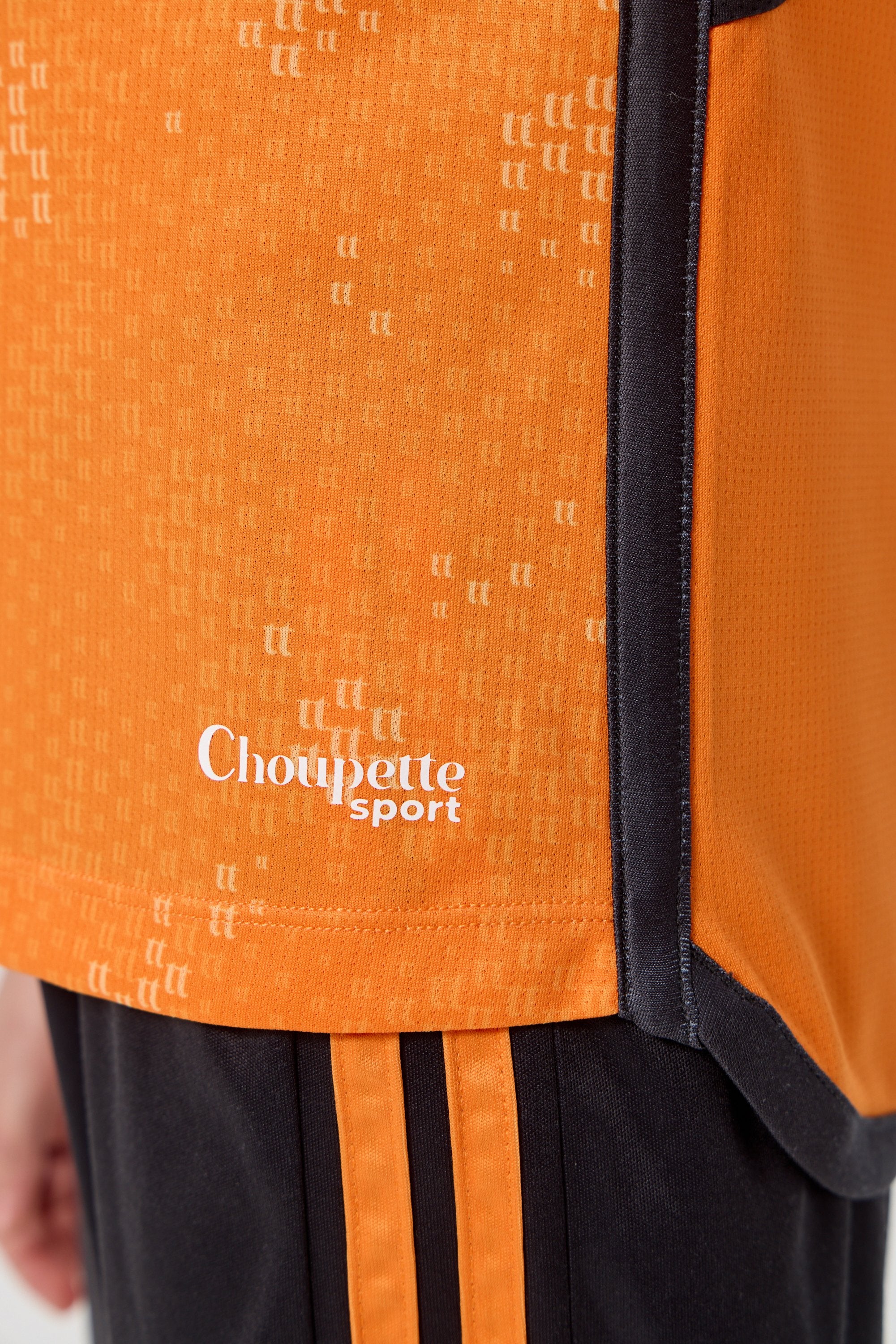 Sport Set with Orange Jersey and Black Matching Shorts