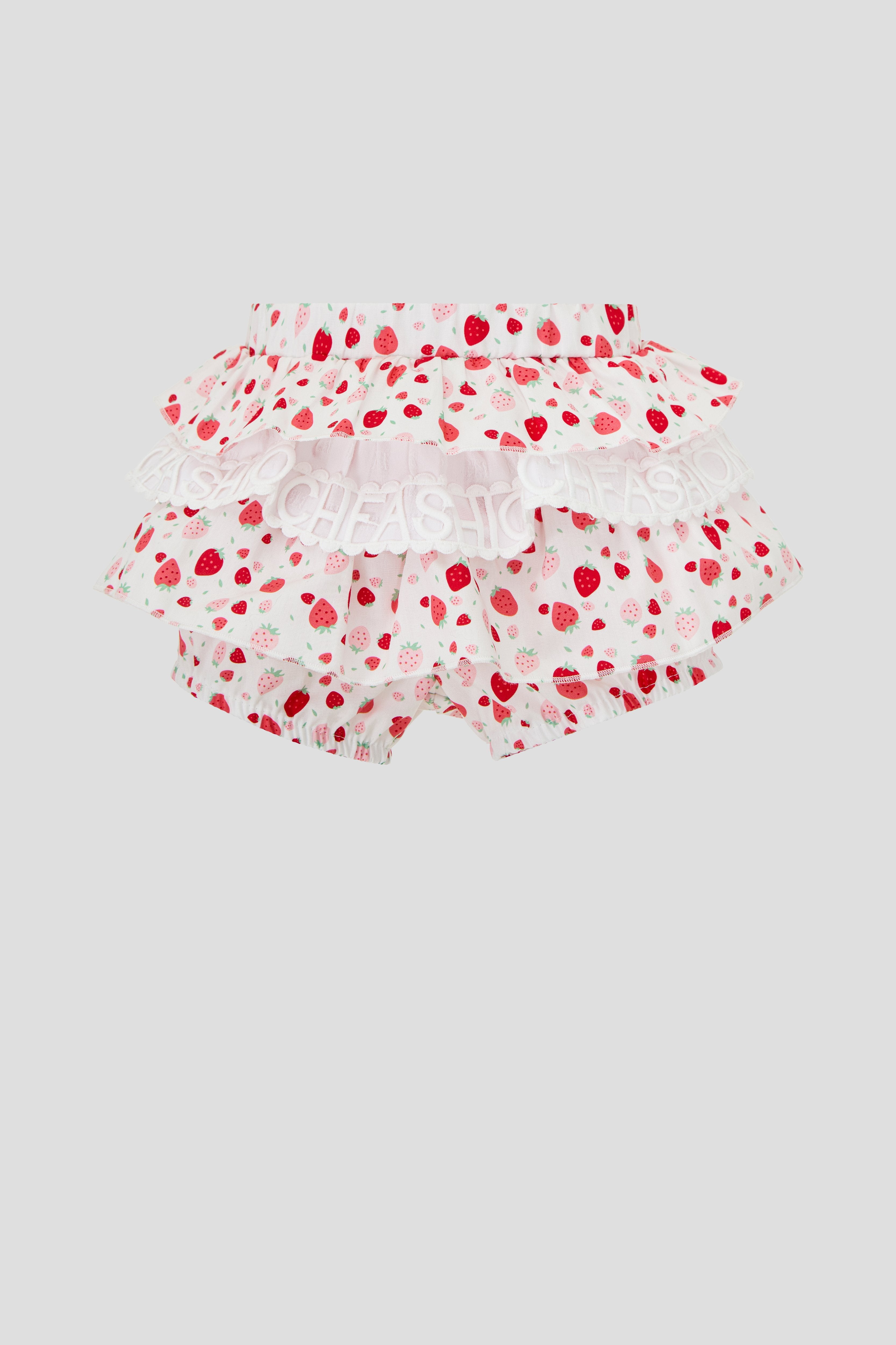 Beautiful Strawberry Shorts-Skirt