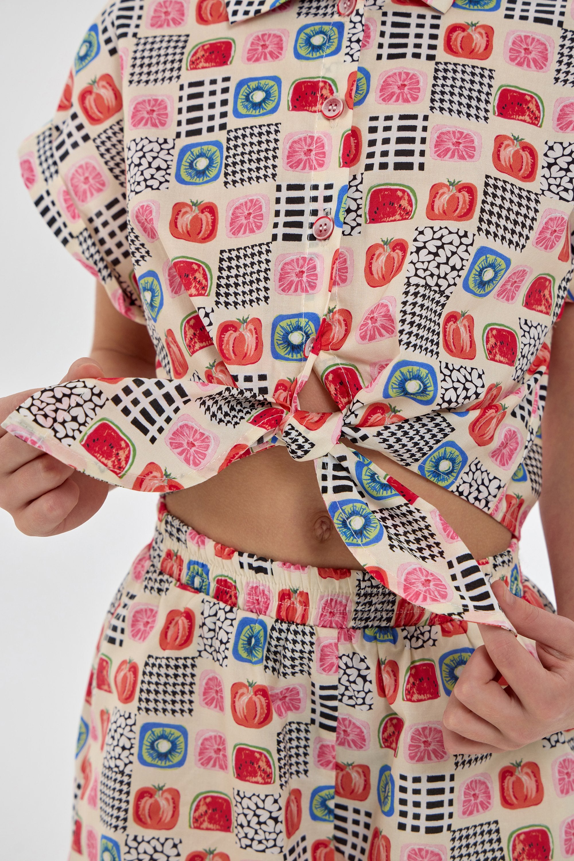 Vibrant Colors Summer Set (Shirt and Shorts)