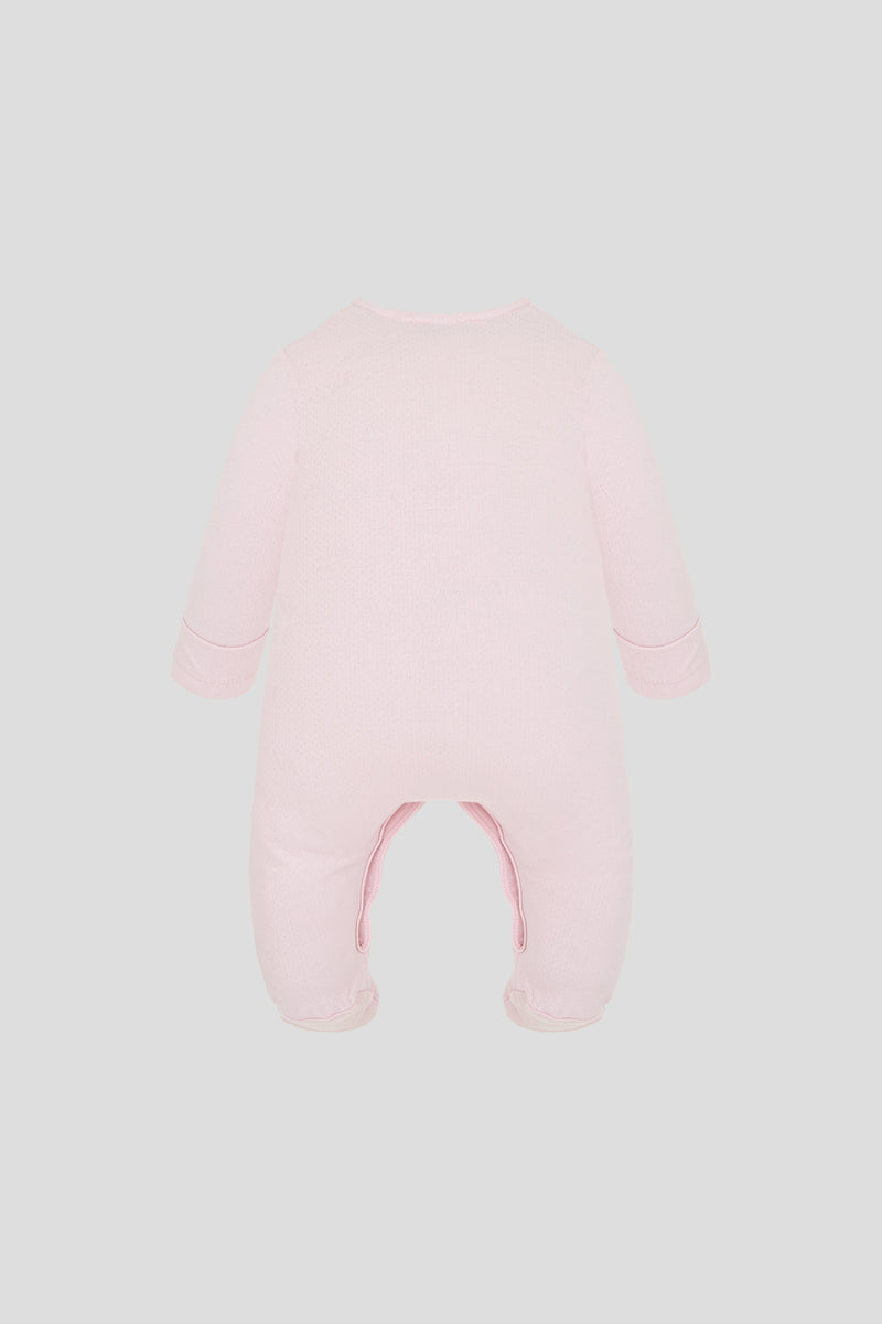 Embroidered set, pink