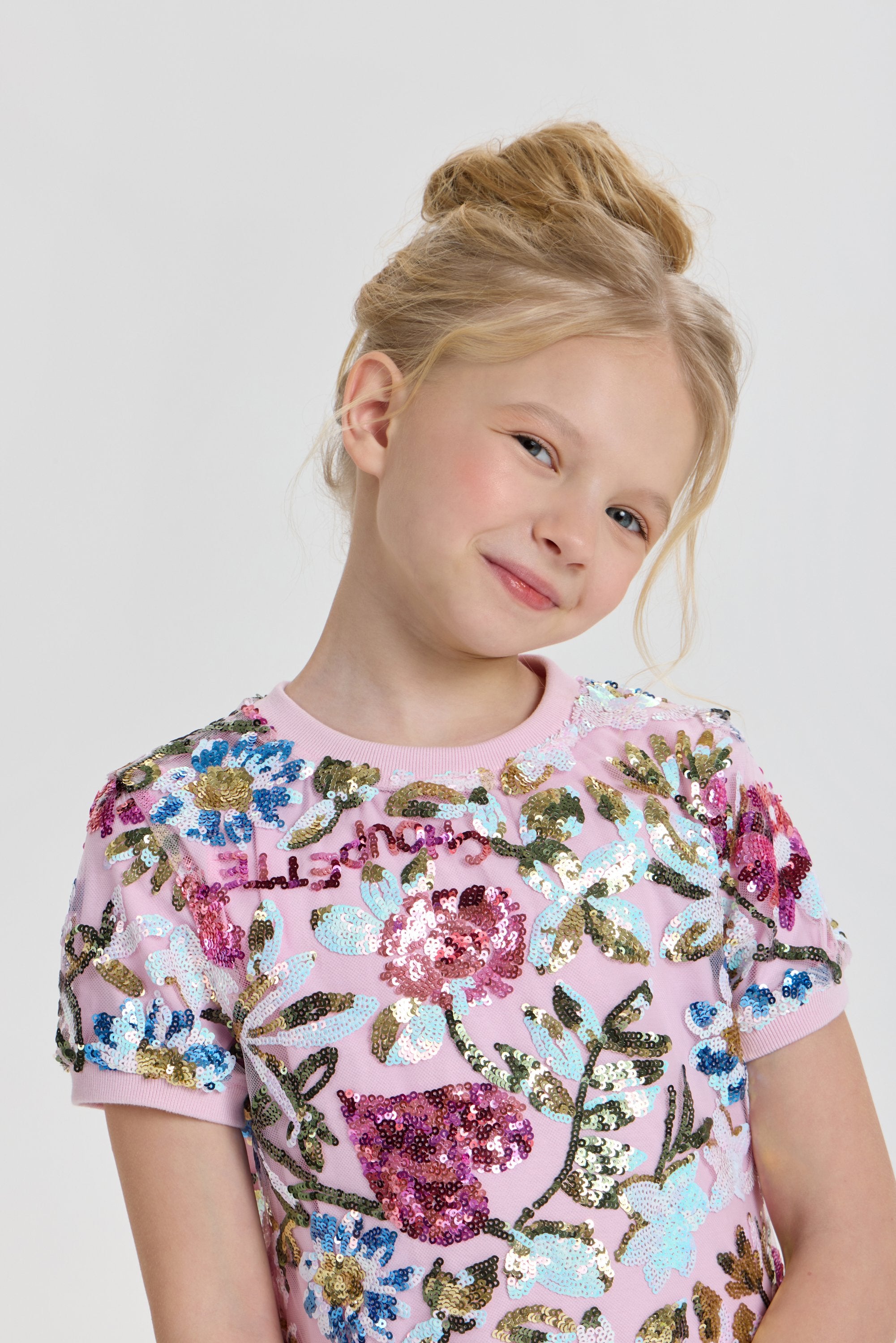 Floral Sequence Dress