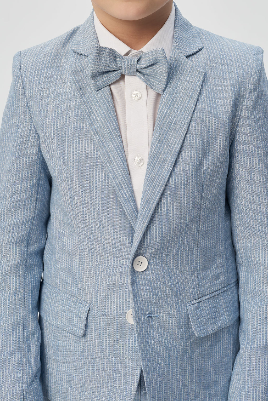 Striped blue smart blazer