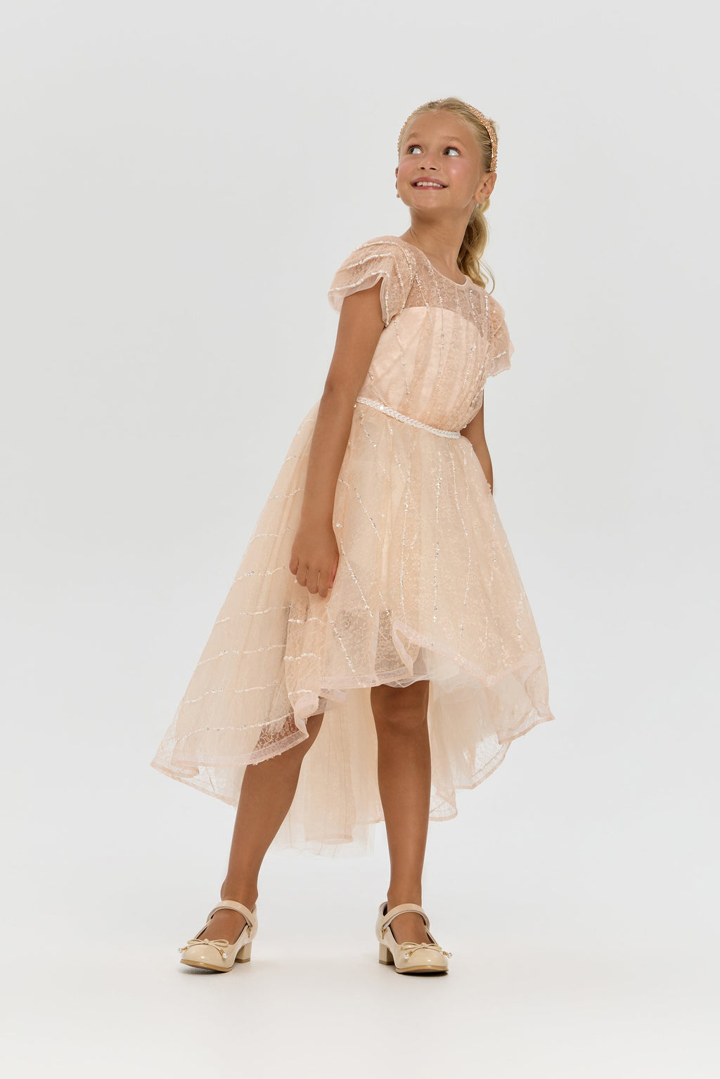 Stylish Sequins Decorated Dress