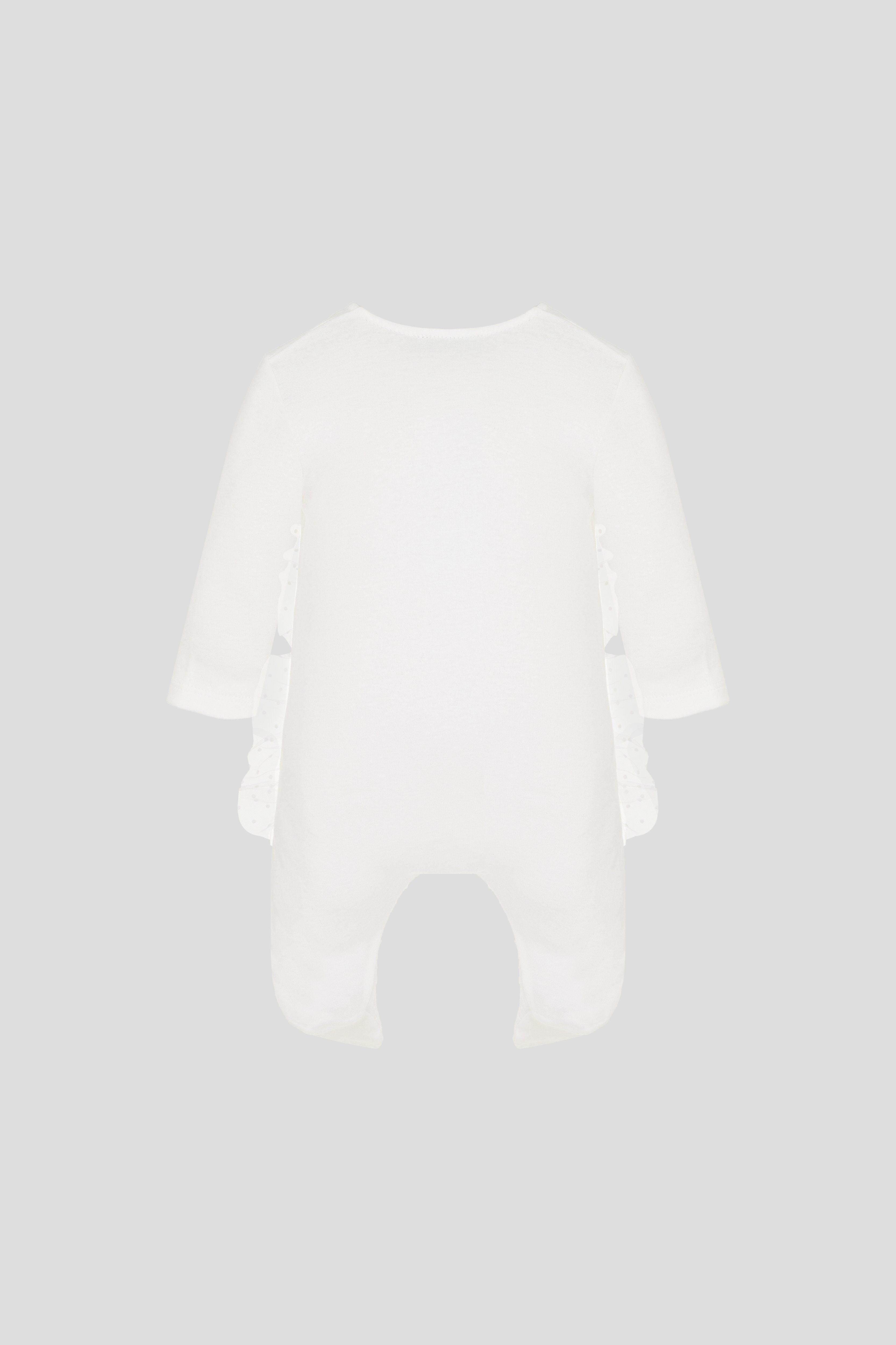 Charming Lace Set with Butterflies, ecru