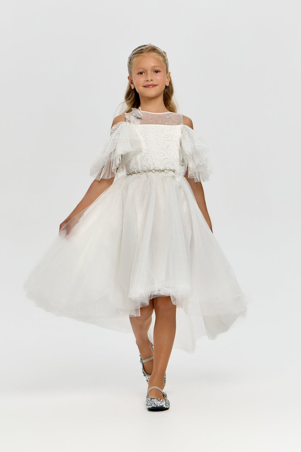 Elegant Snow White Dress