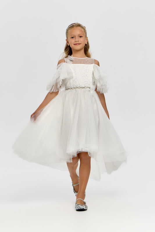 Elegant Snow White Dress