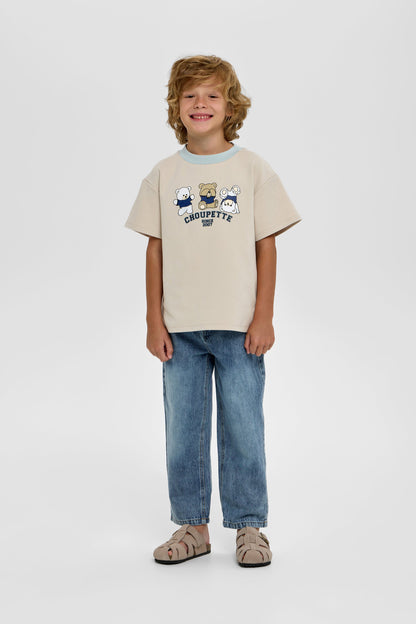 Printed Teddy T-Shirt