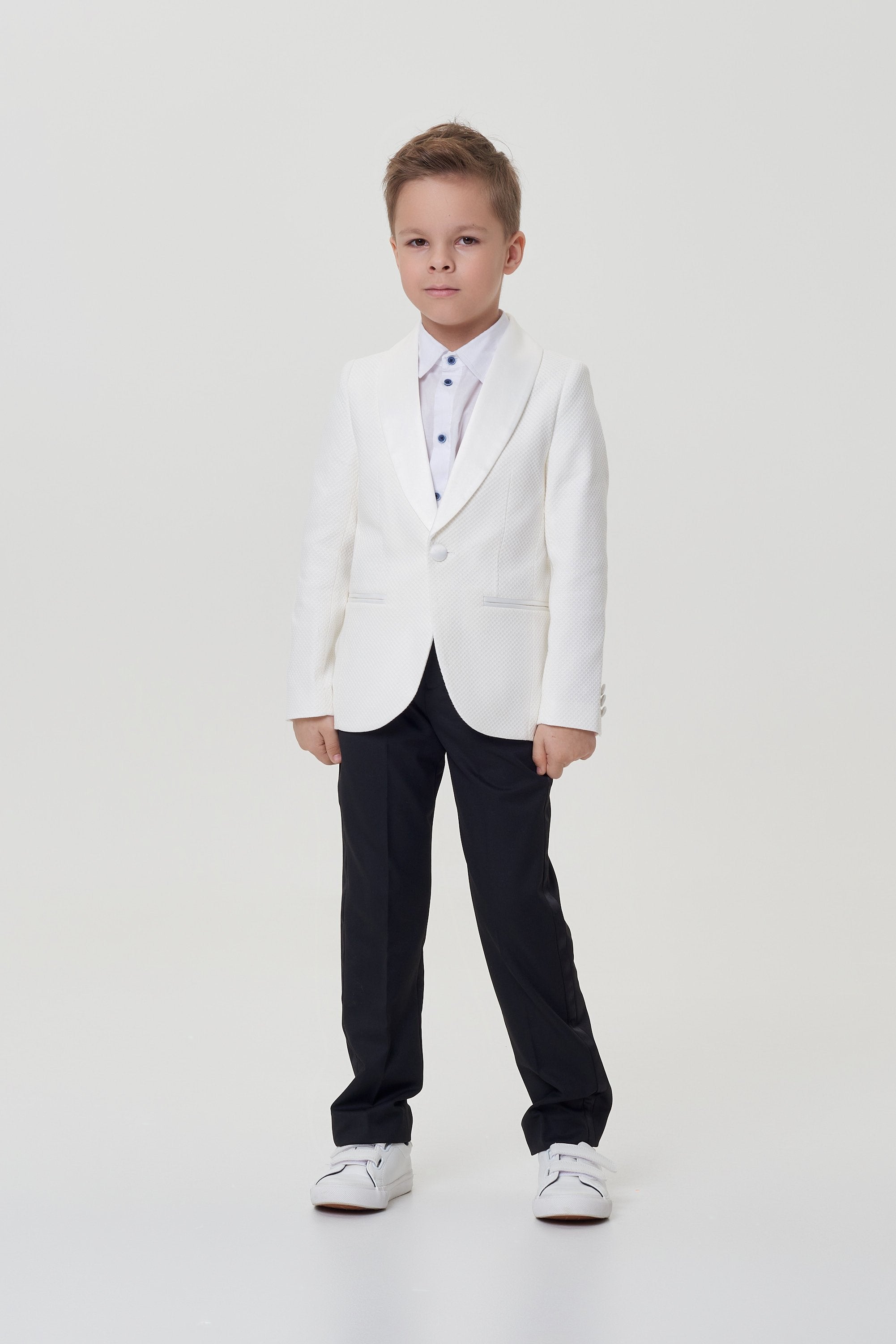 Elegant White Tuxedo