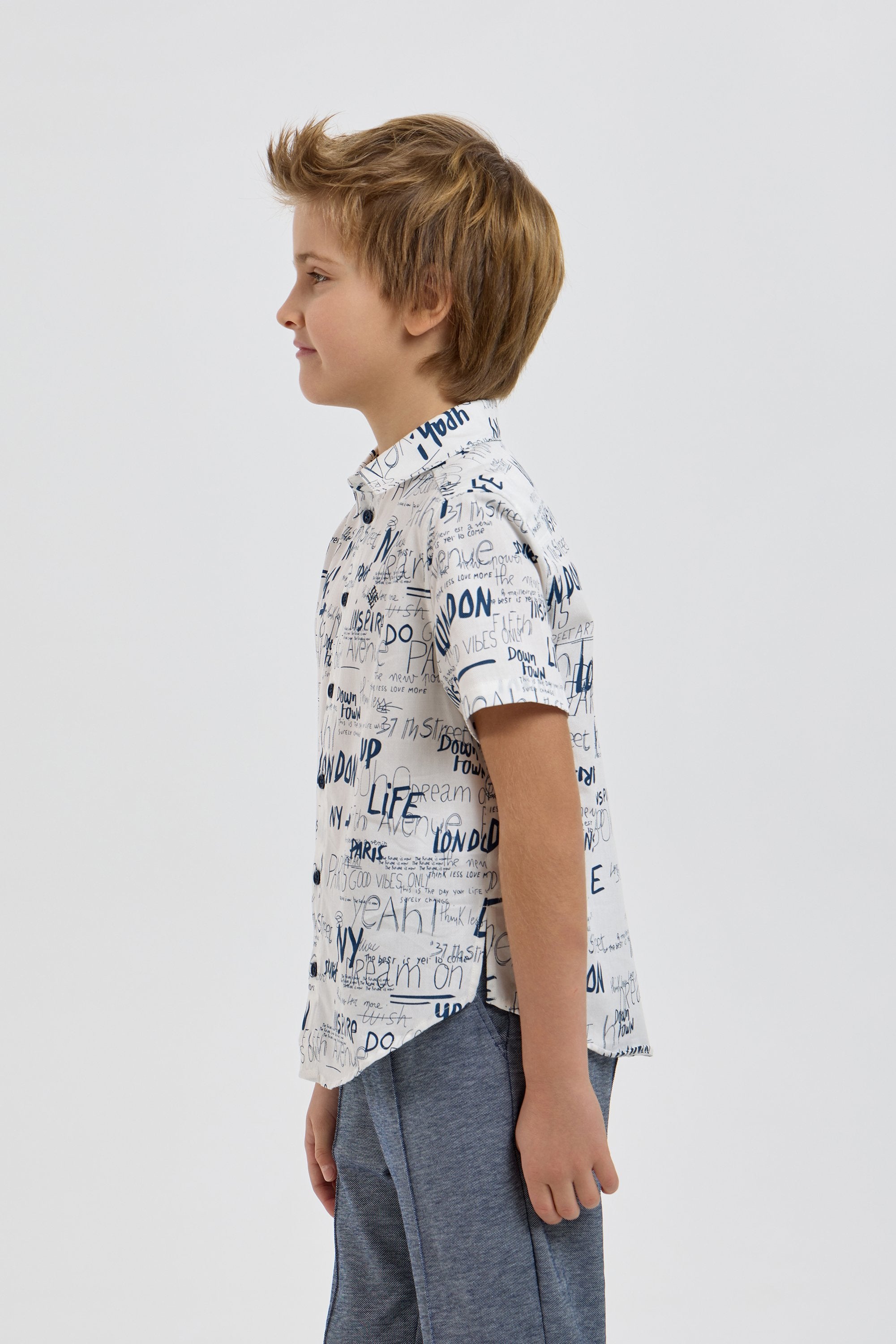 Smart Polo Shirt with AOP