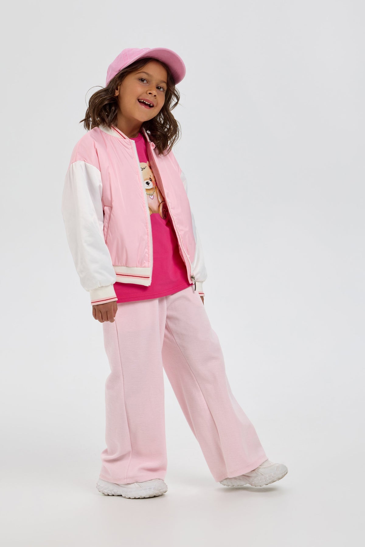 Stylish Pink Bomber Jacket