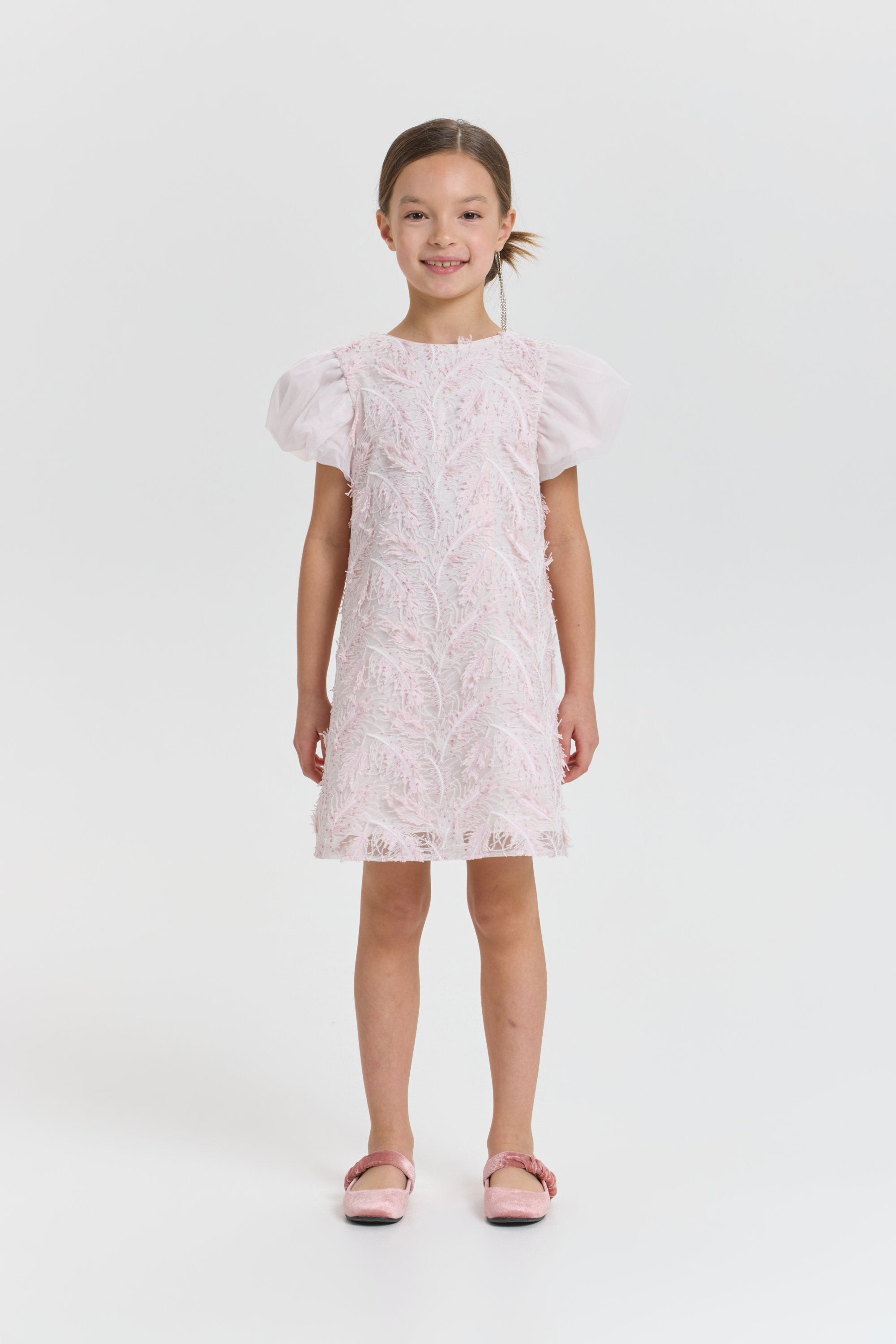 Feather Decorated Dress