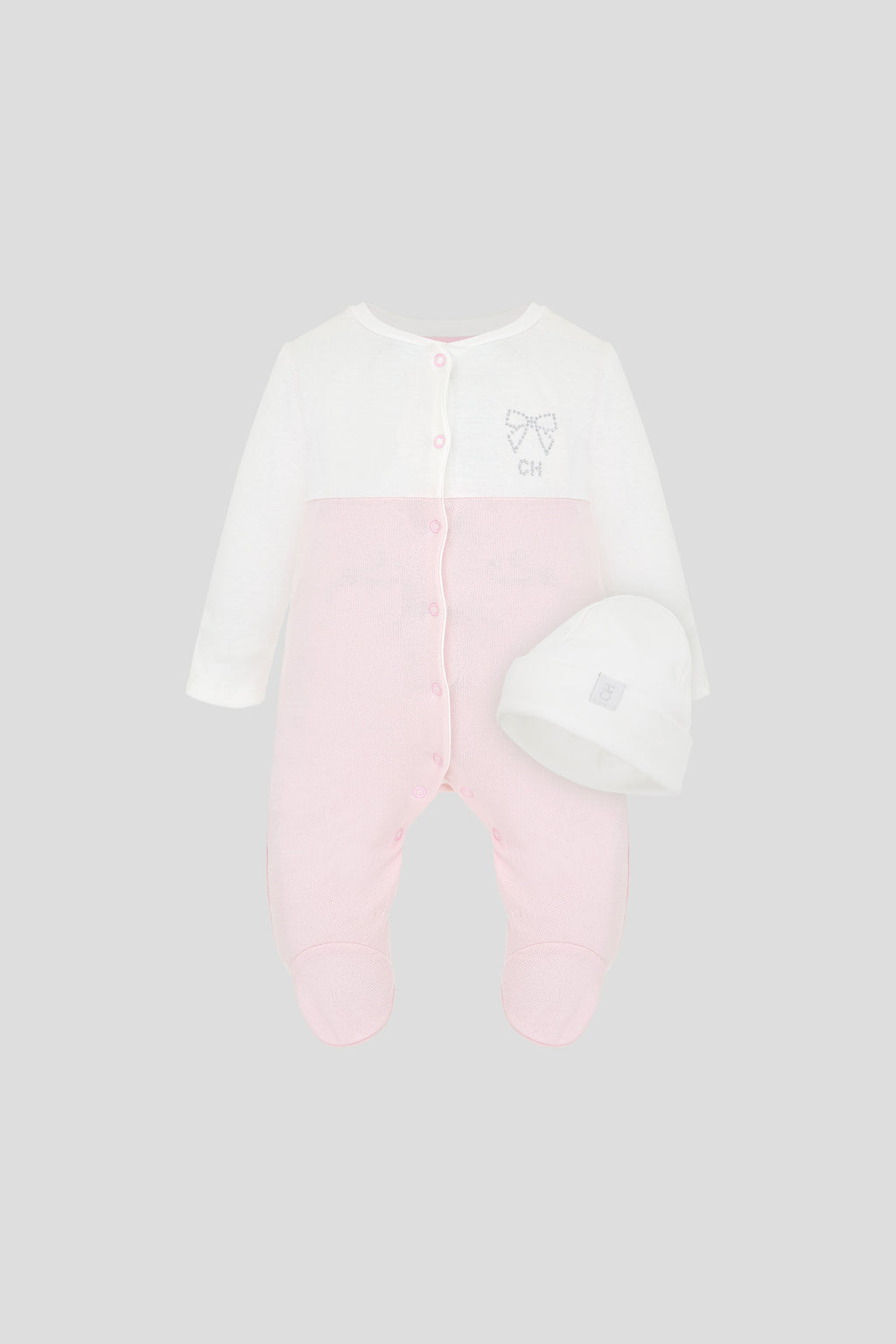 Smart Set for Baby Girl, pink/ecru