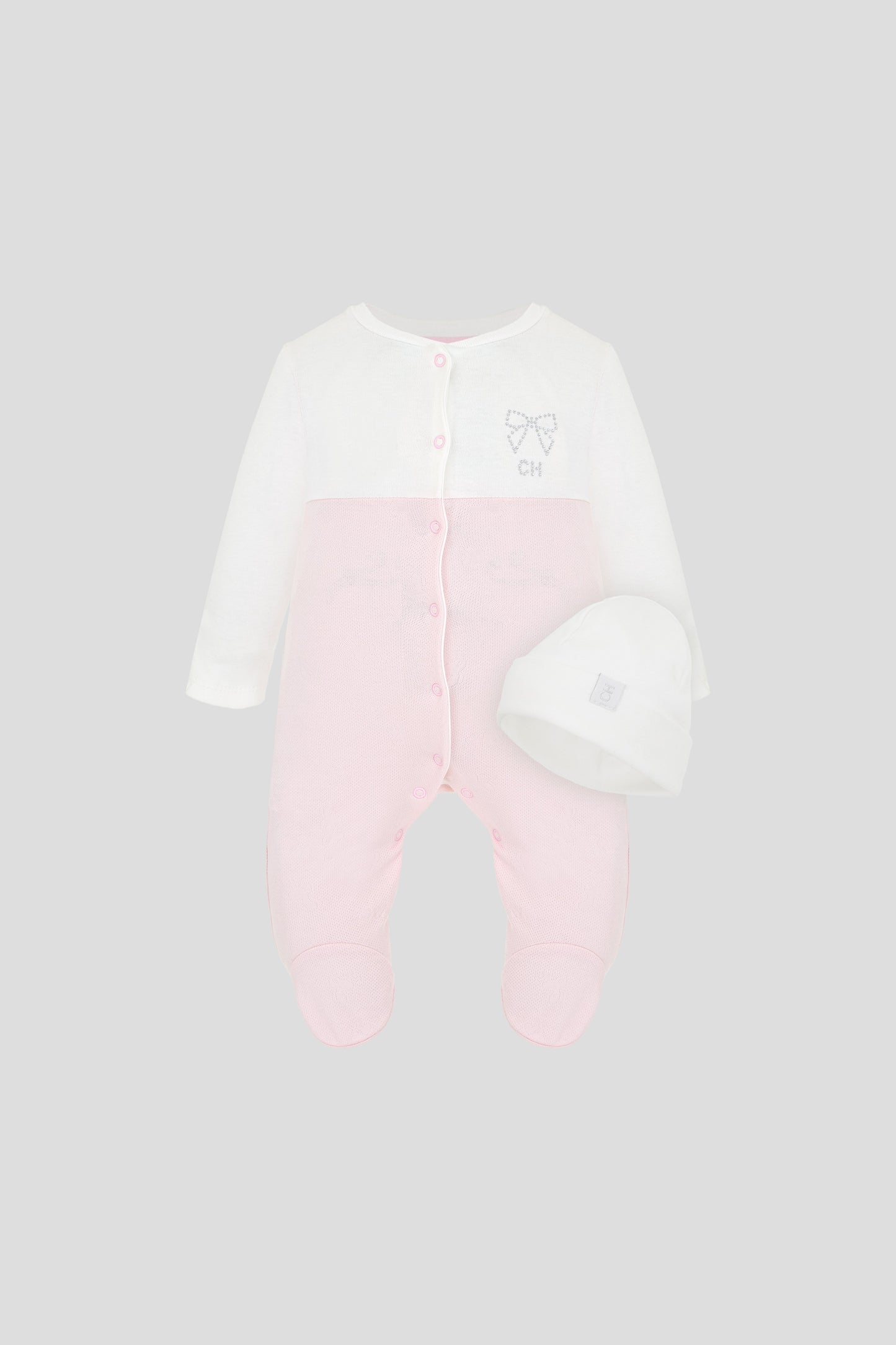 Smart Set for Baby Girl, pink/ecru
