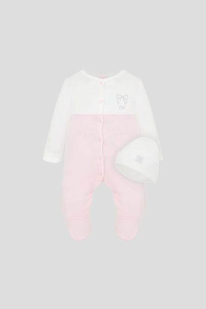 Smart Set for Baby Girl, pink/ecru