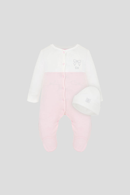 Smart Set for Baby Girl, pink/ecru