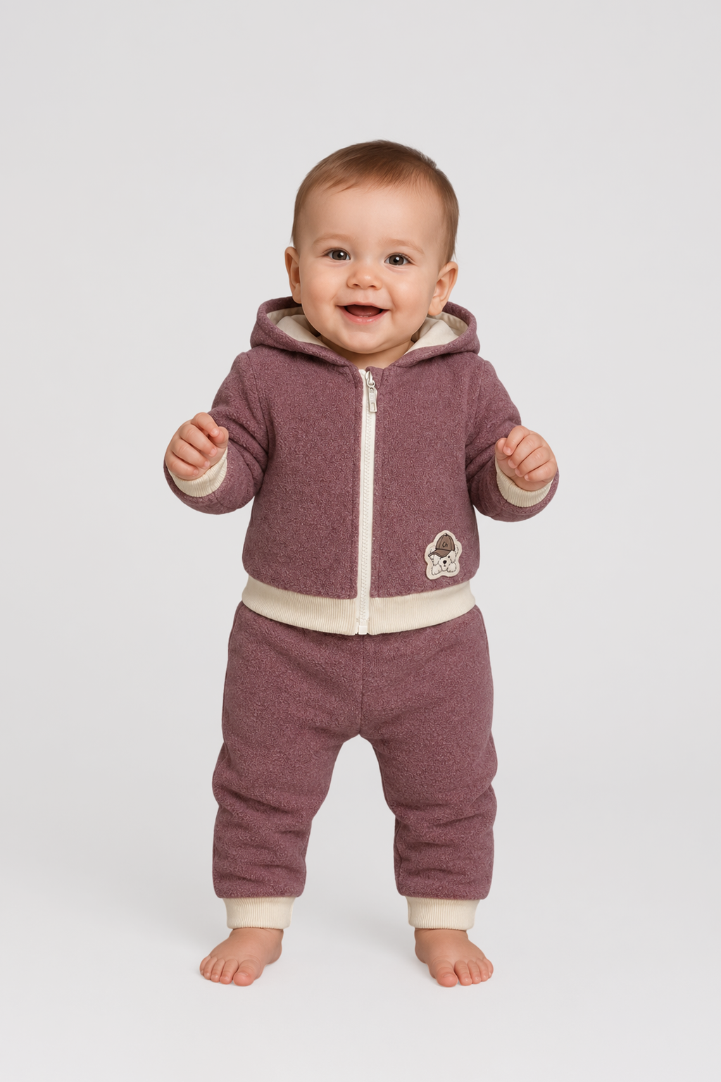 Warm Tracksuit (jacket and trousers) for baby boy