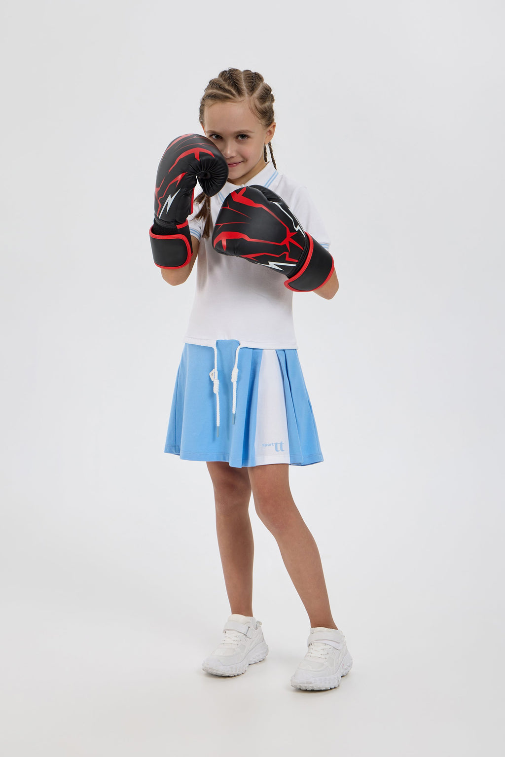 Knitted Polo Dress for active girls