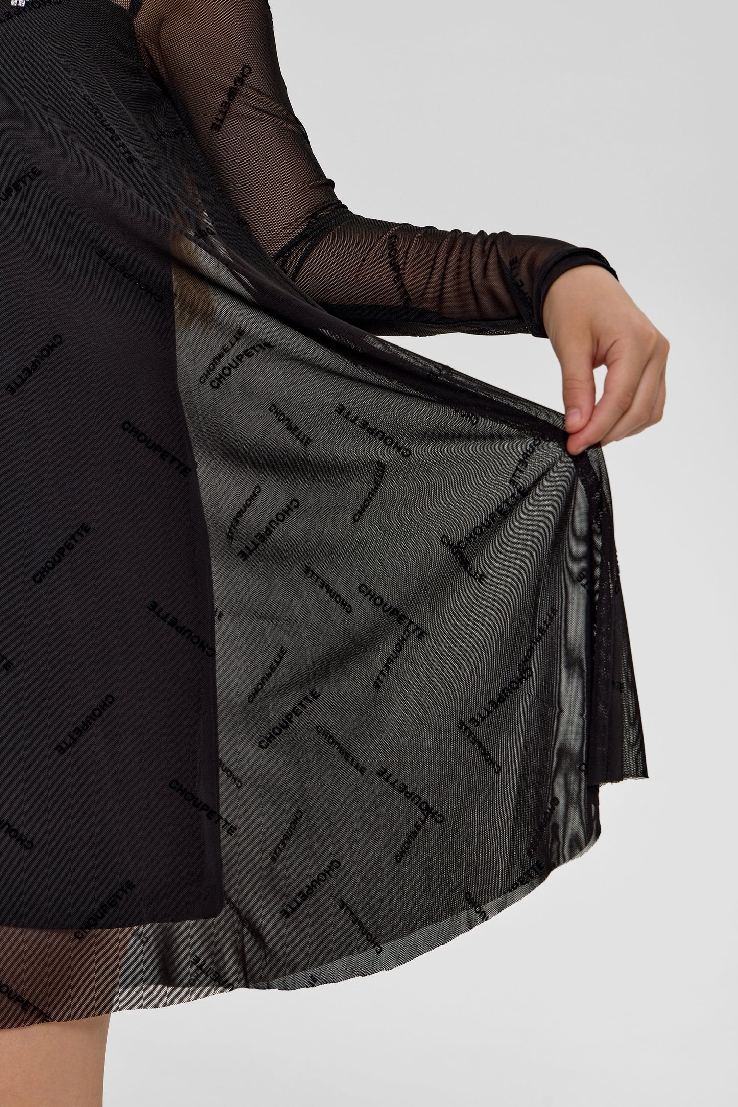 Mesh Branded Dress