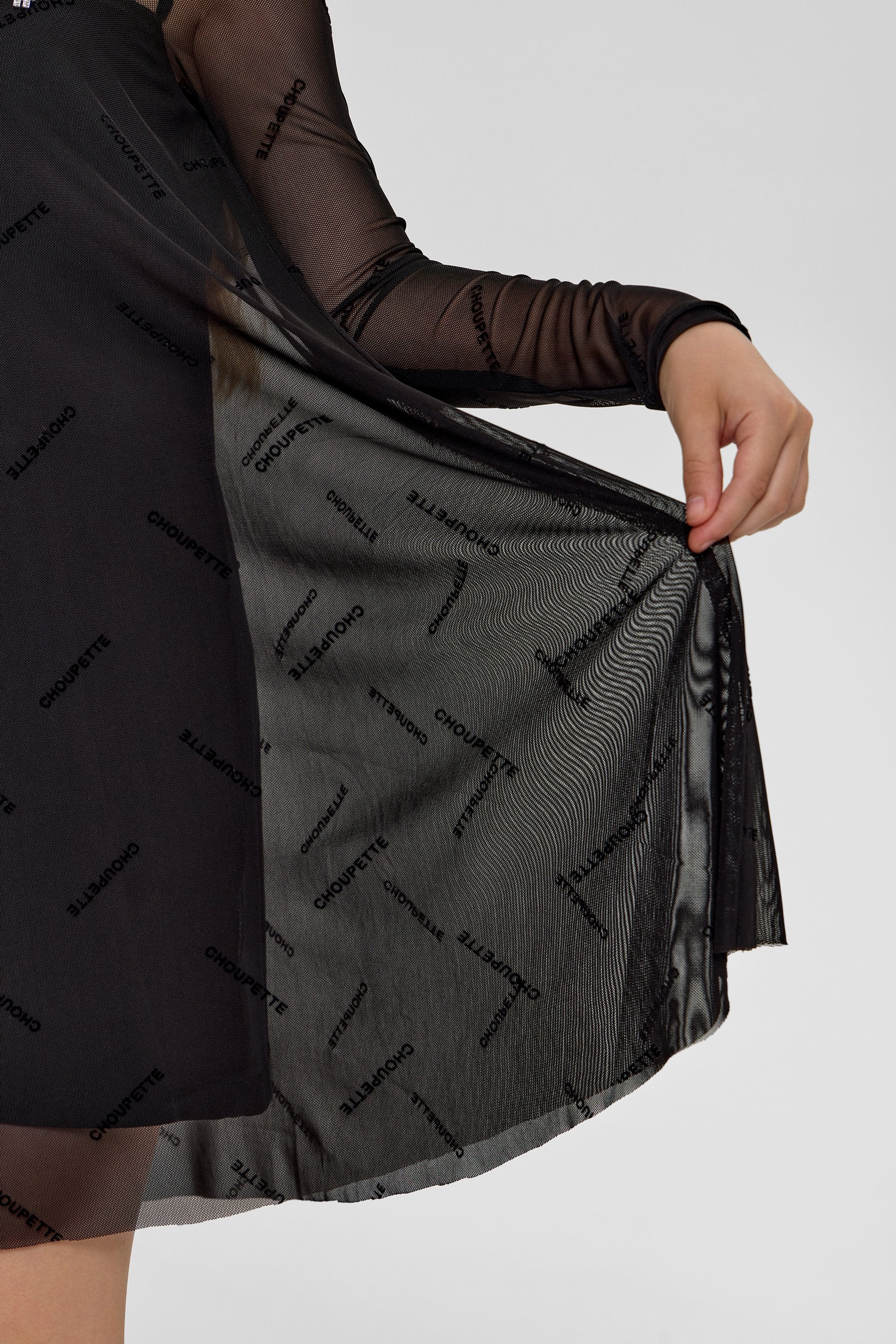 Mesh Branded Dress