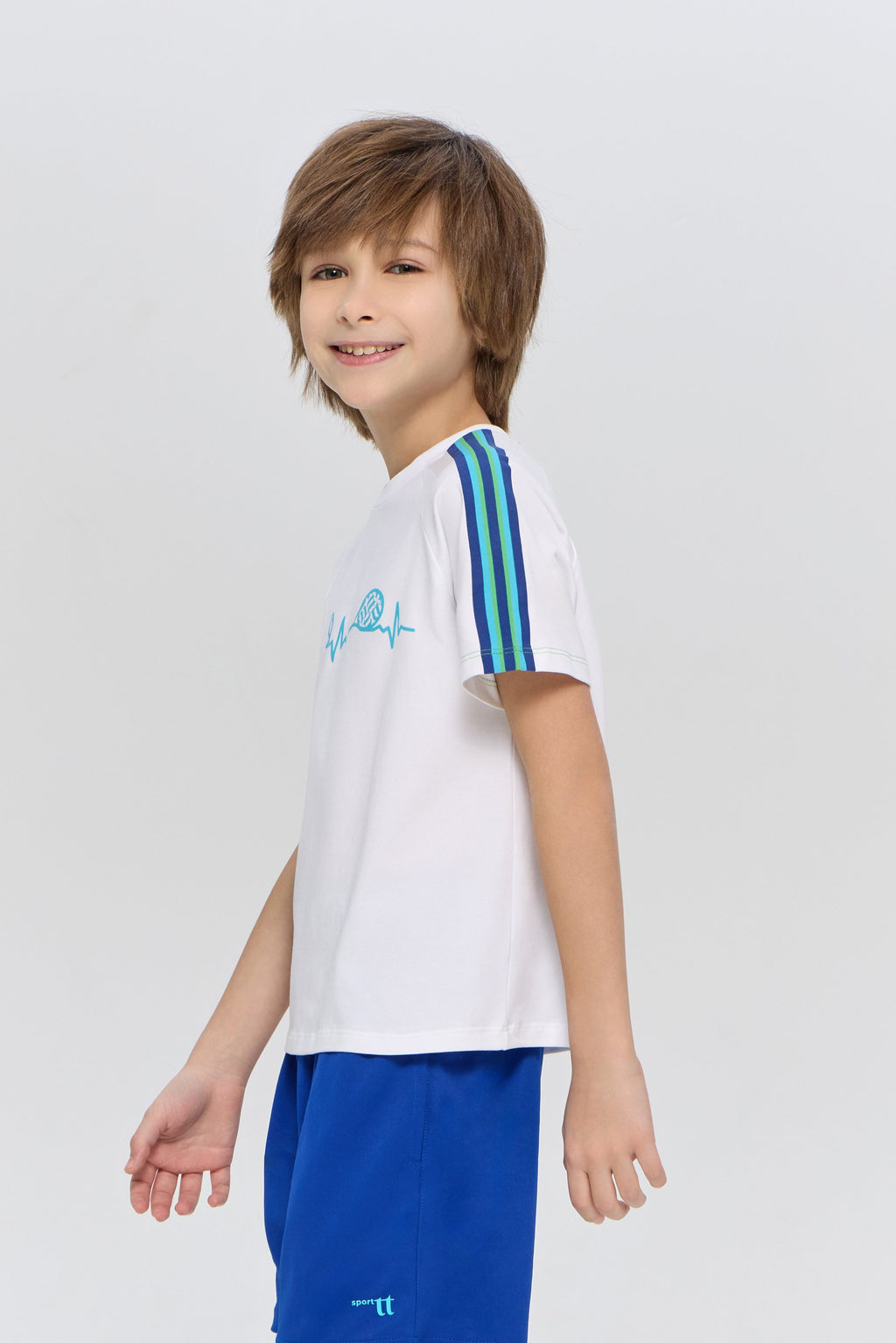 White Sports T-shirt